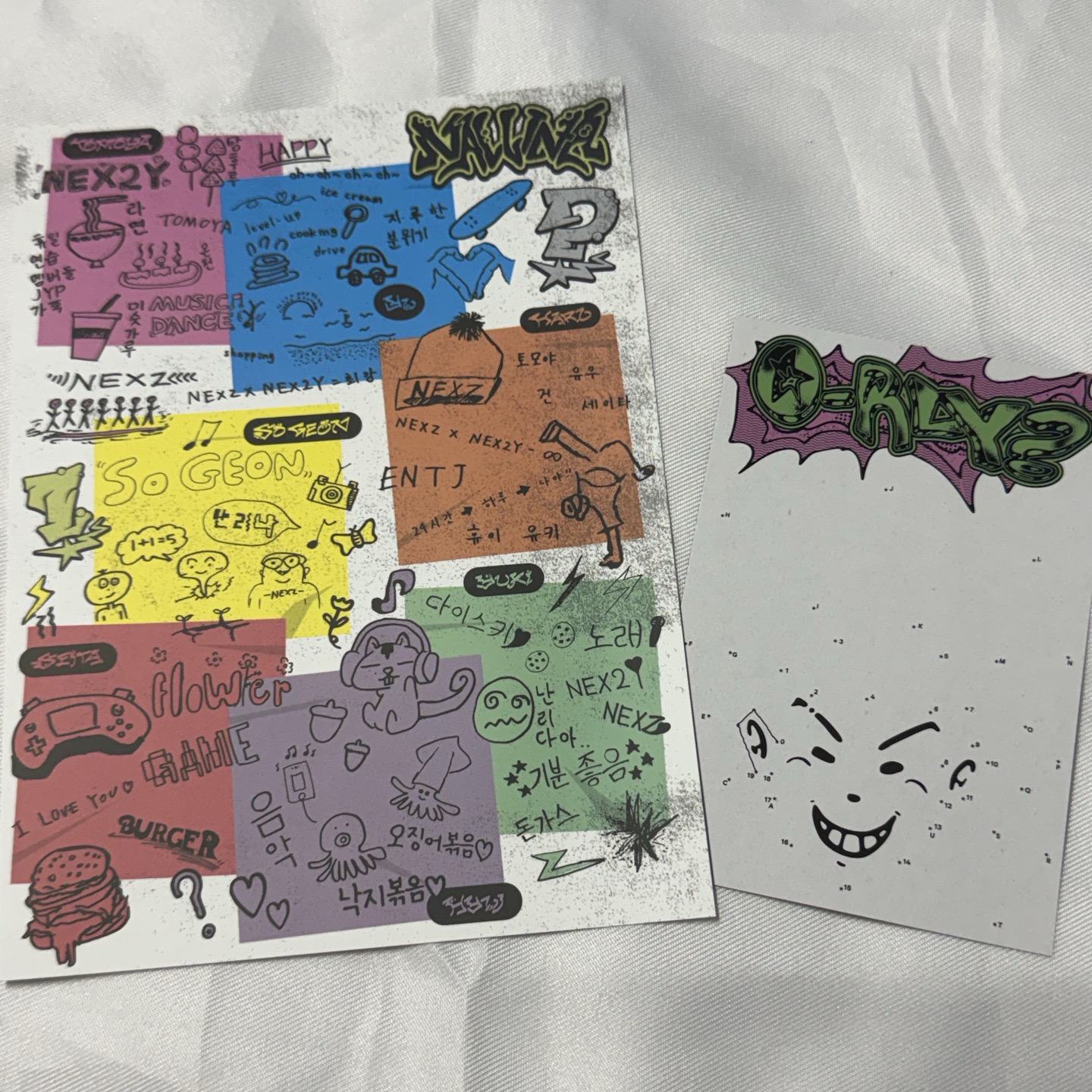 nexz 大卡+連連看 nexz nallina 大卡 o-rly連連看