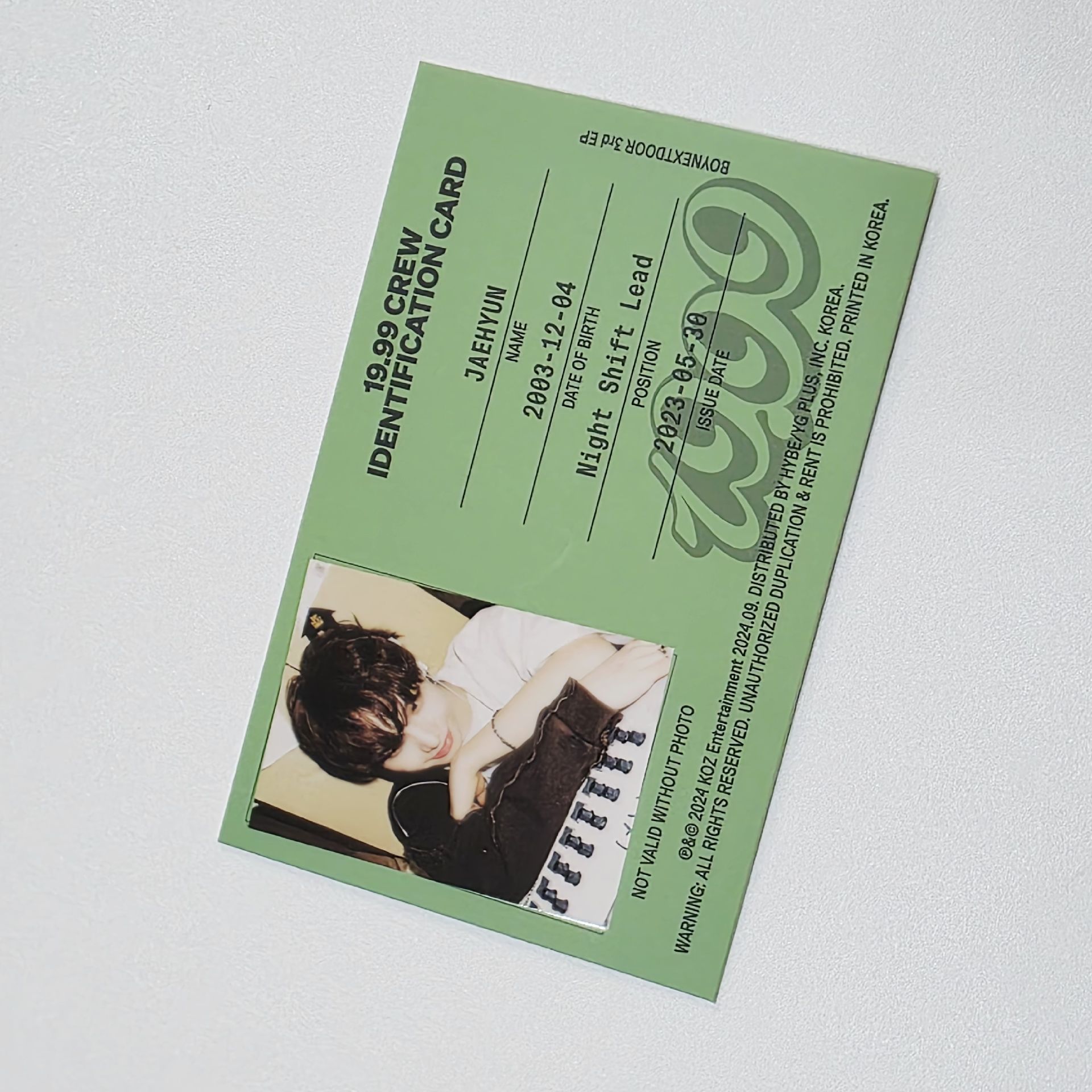 🟢19.99 專卡 ID卡3 明宰鉉