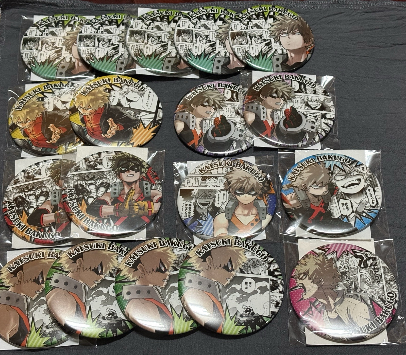 我的英雄學院 爆豪勝己個人池 原畫徽章