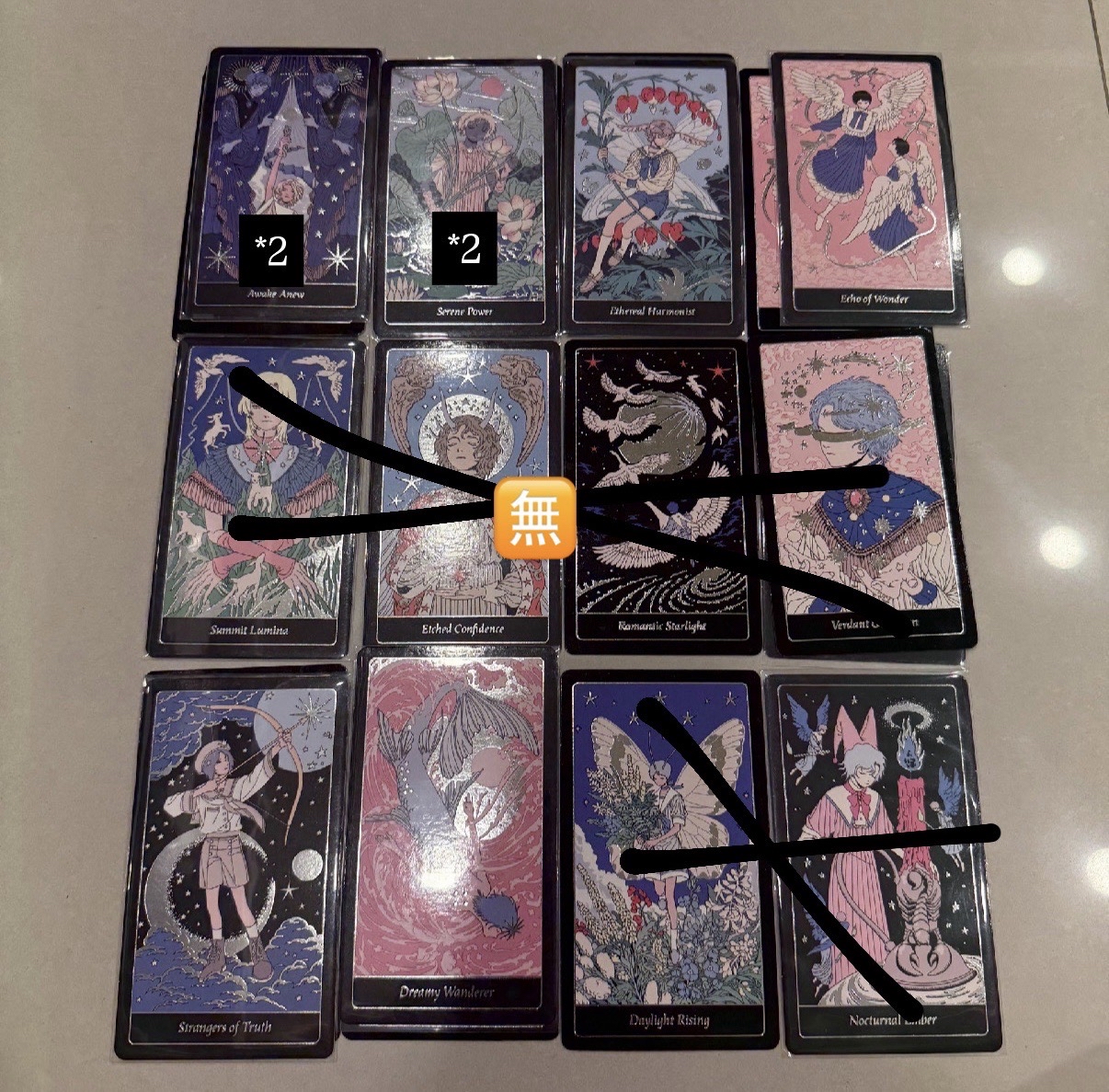 正四單封塔羅牌 8張一起出