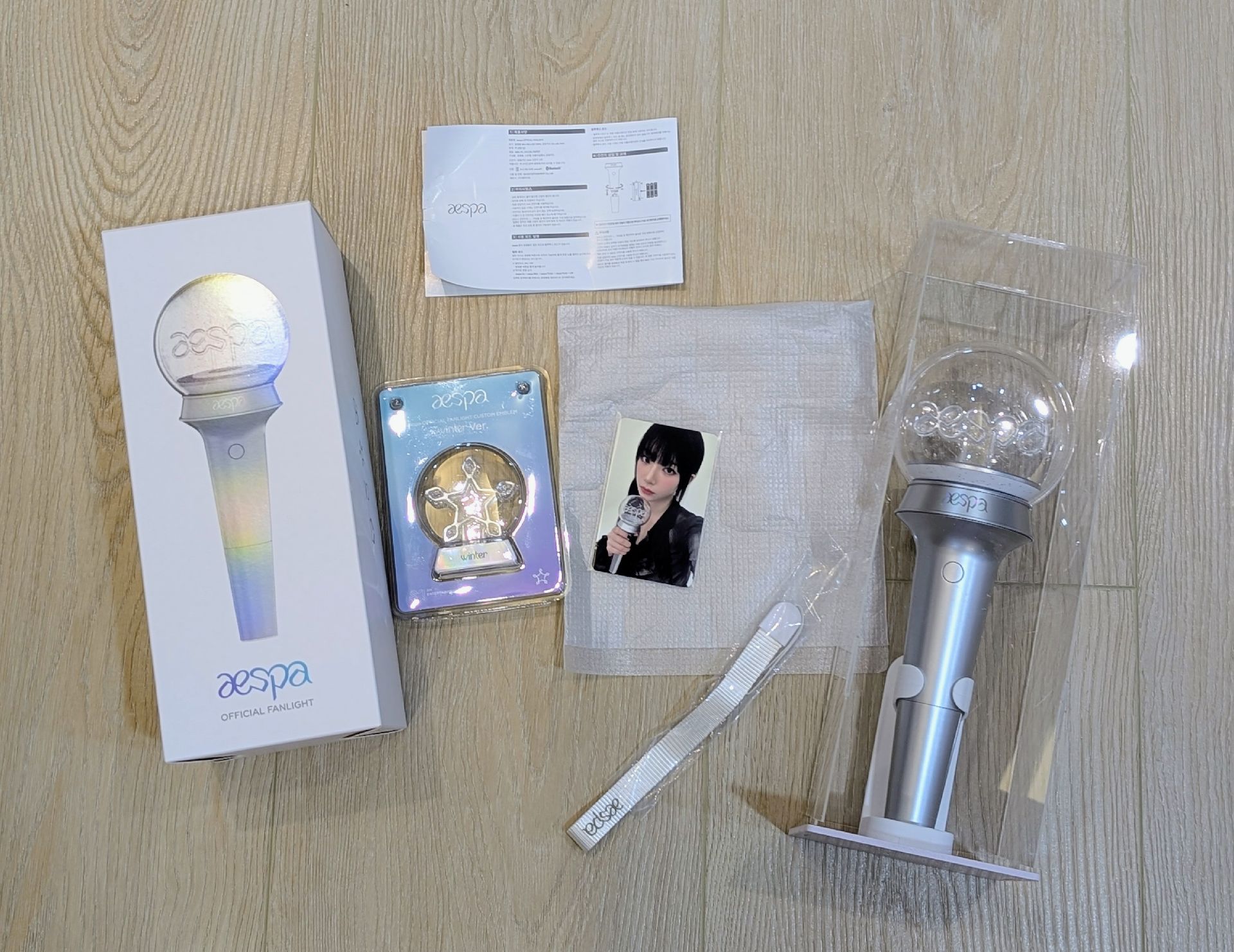 aespa 1代手燈+winter手燈芯