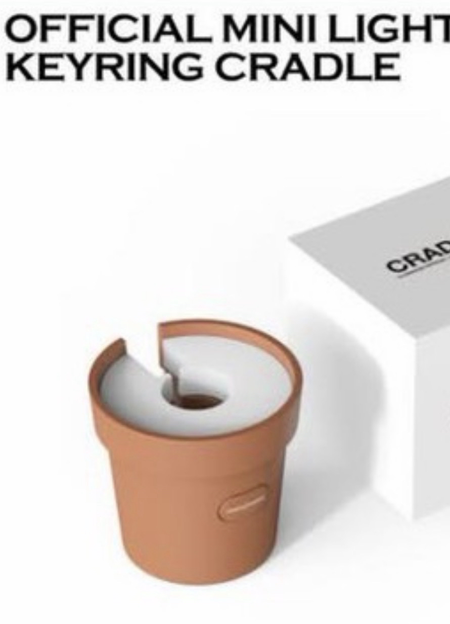 現貨 GD手燈鑰匙圈小盆栽 燈座