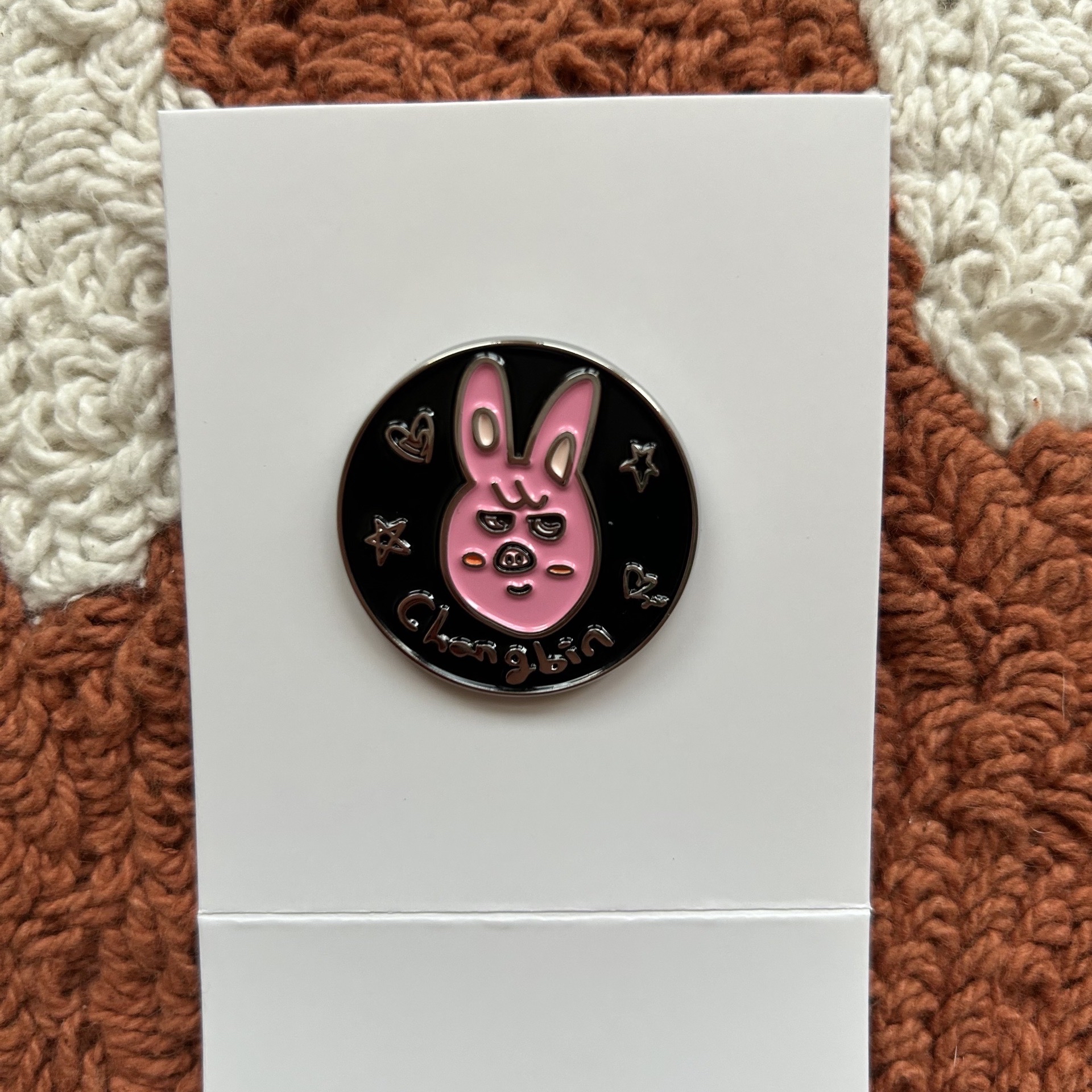 豬兔手繪徽章