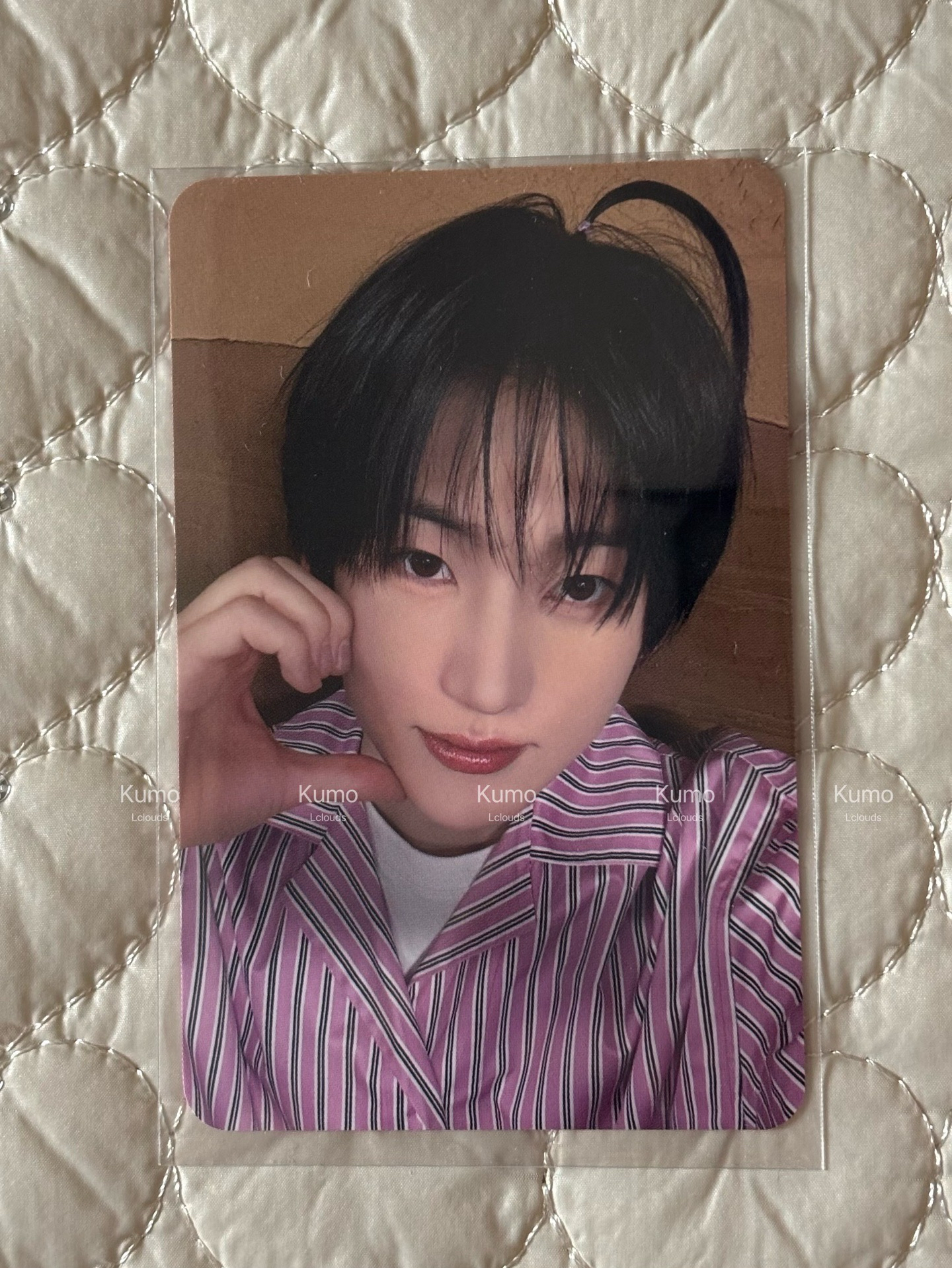 啟訓 ms蘋果頭睡衣