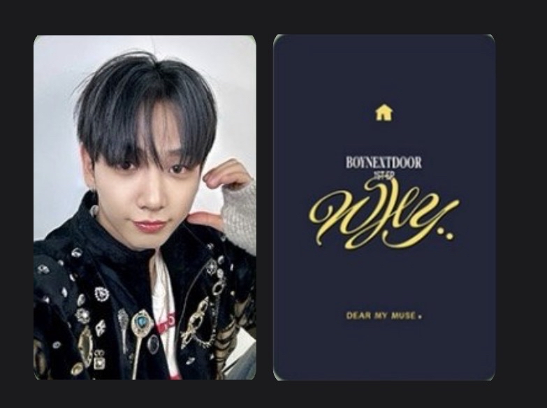 明宰鉉 WHY dmm 2.0 簽售卡 