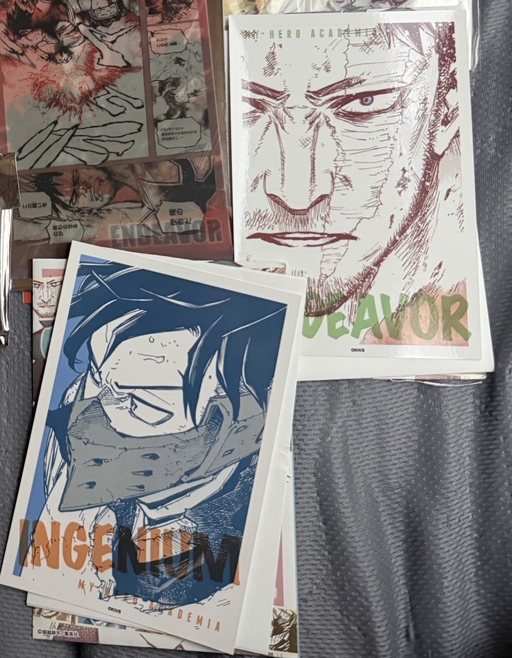 我英 奮進人 飯田 原畫展相卡