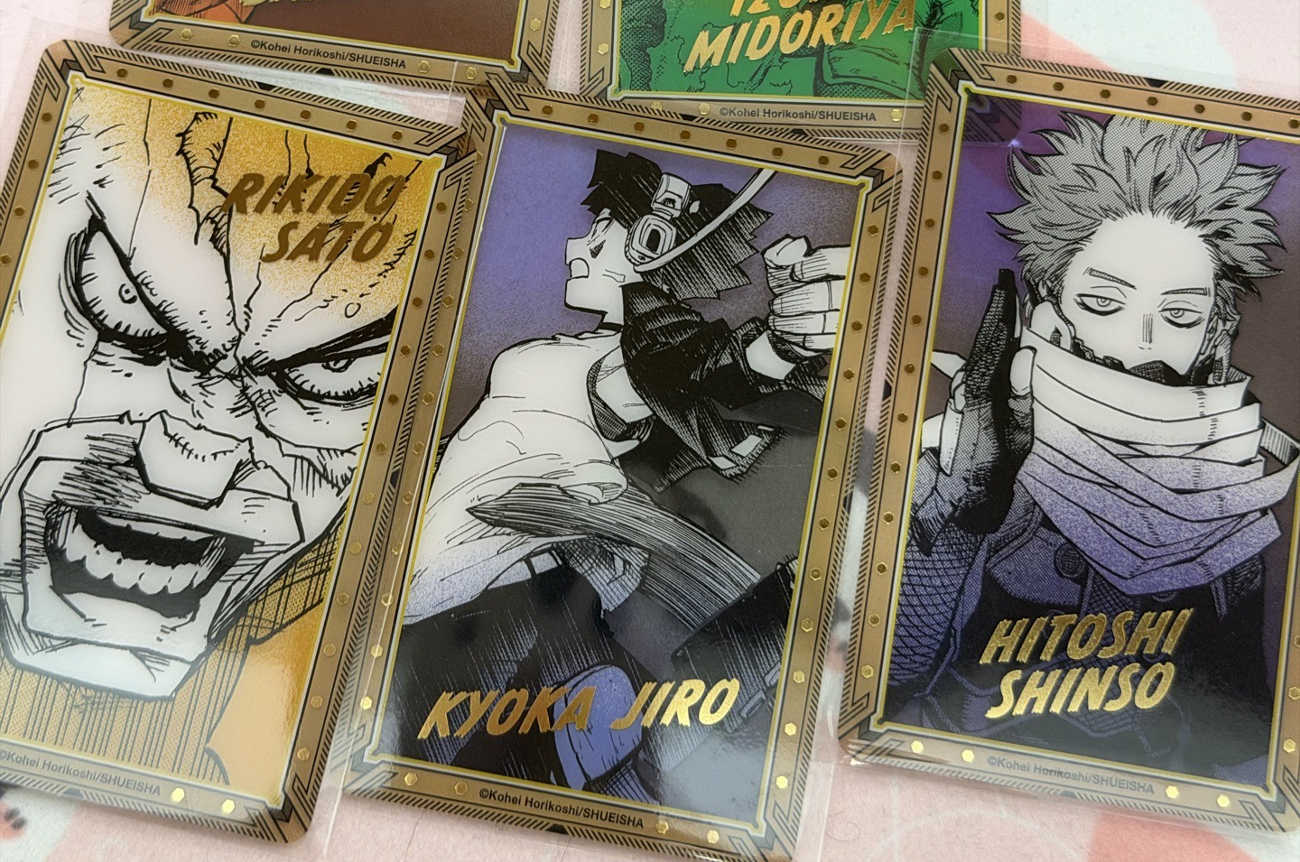 我英 原畫展 燙金小卡