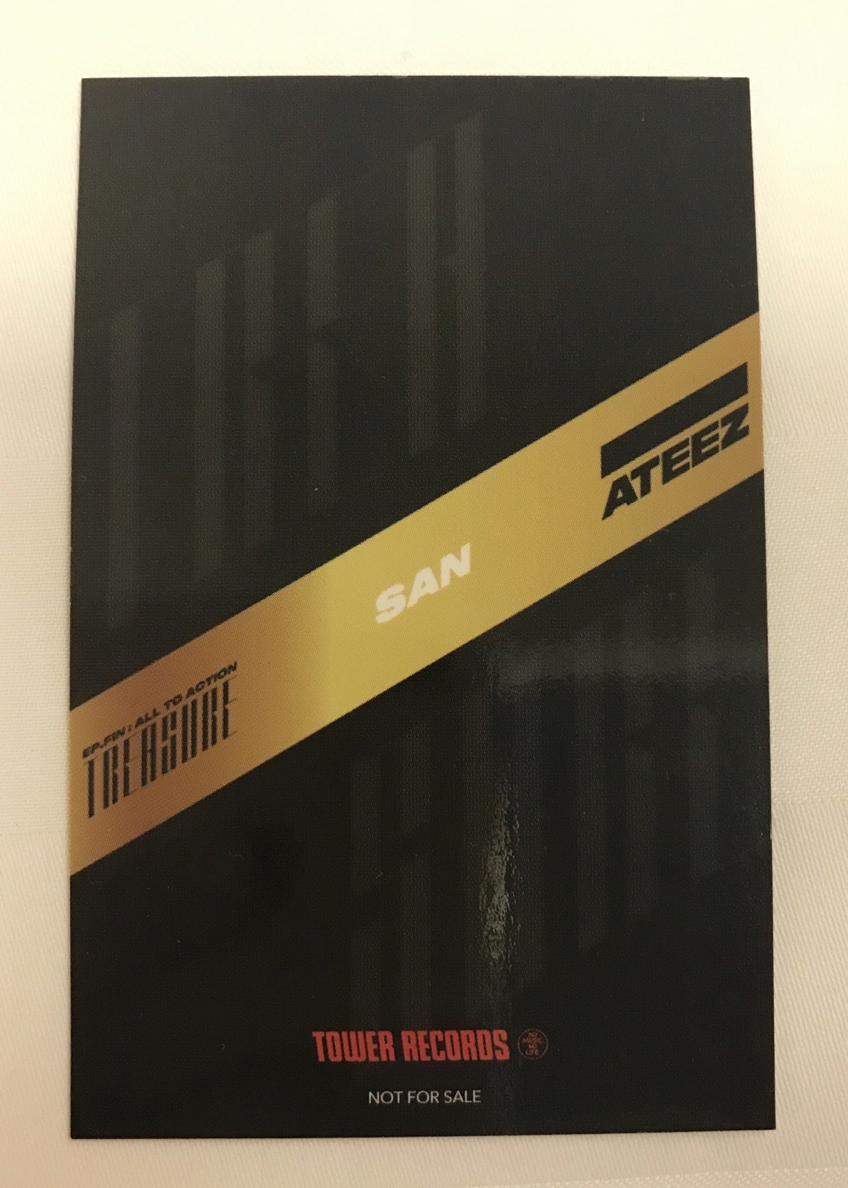 崔傘 All to Action 日本 塔店 特典卡 