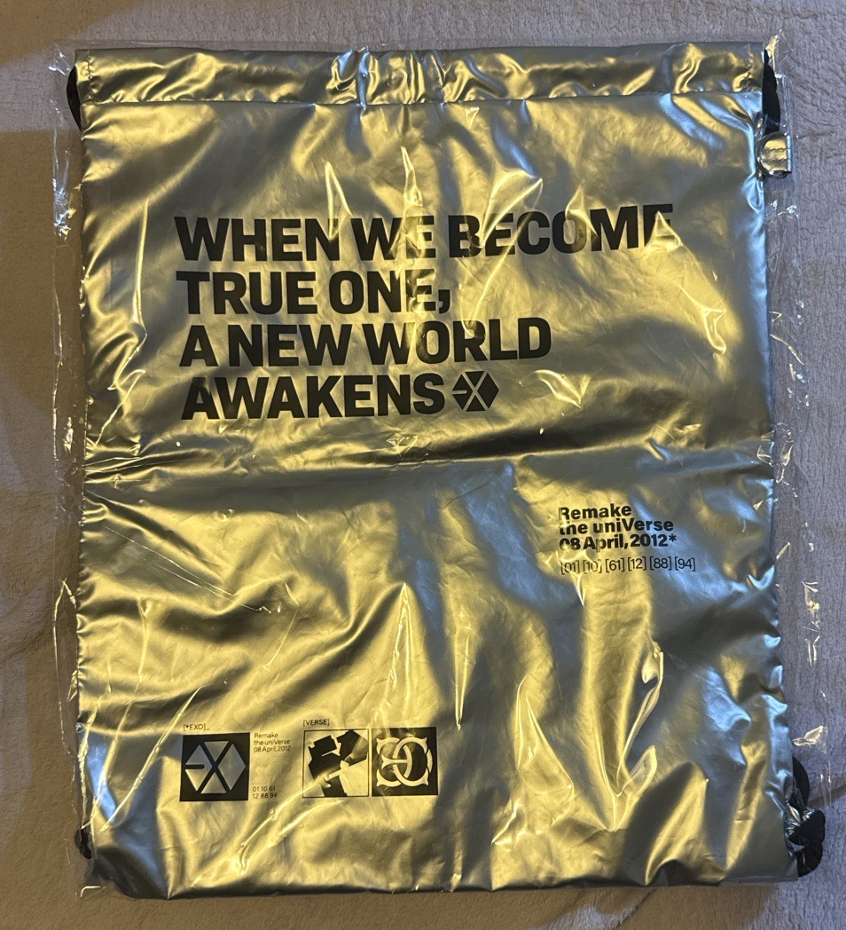 EXO FM周邊 束口袋