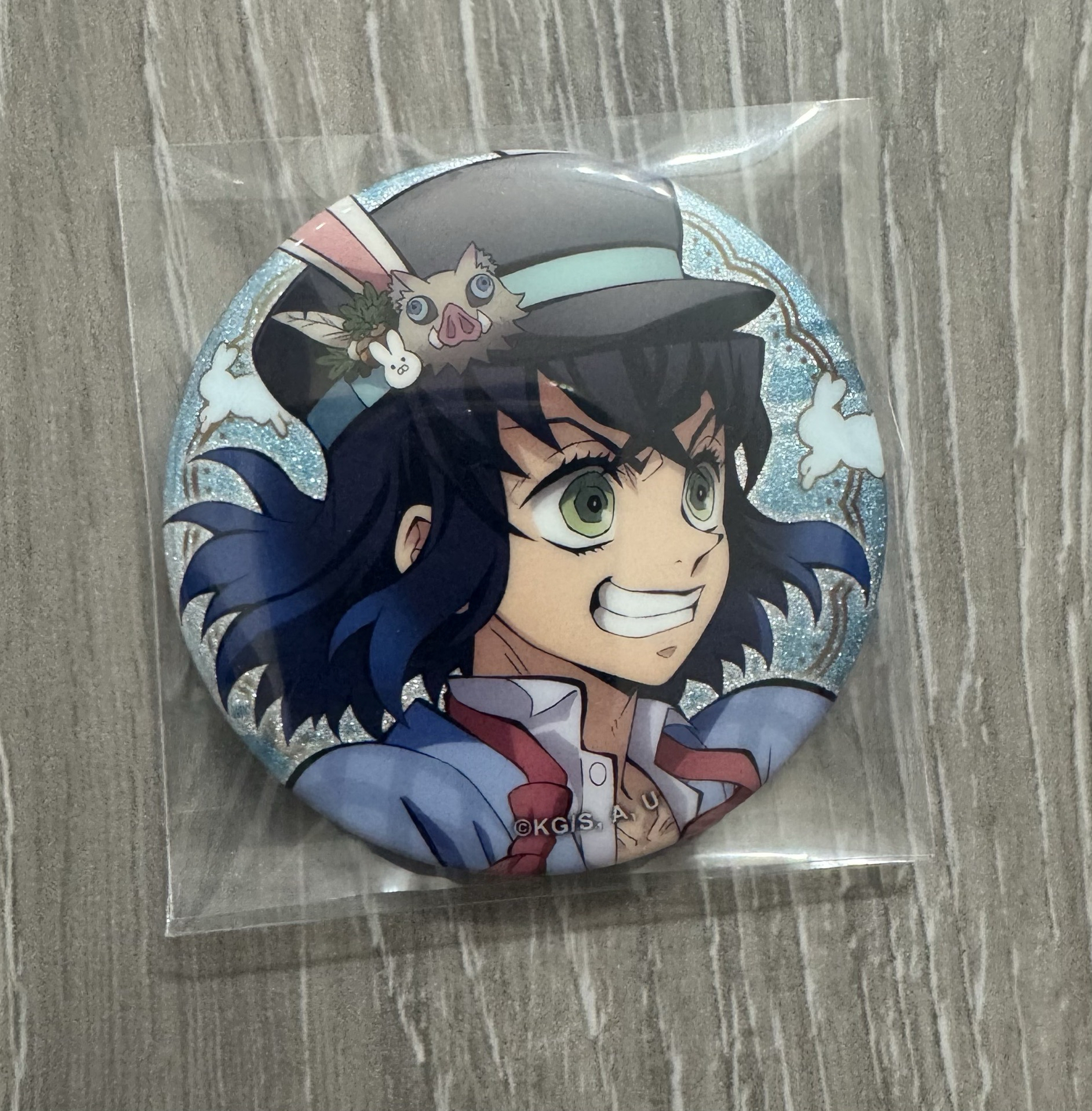 伊之助 兔年徽章