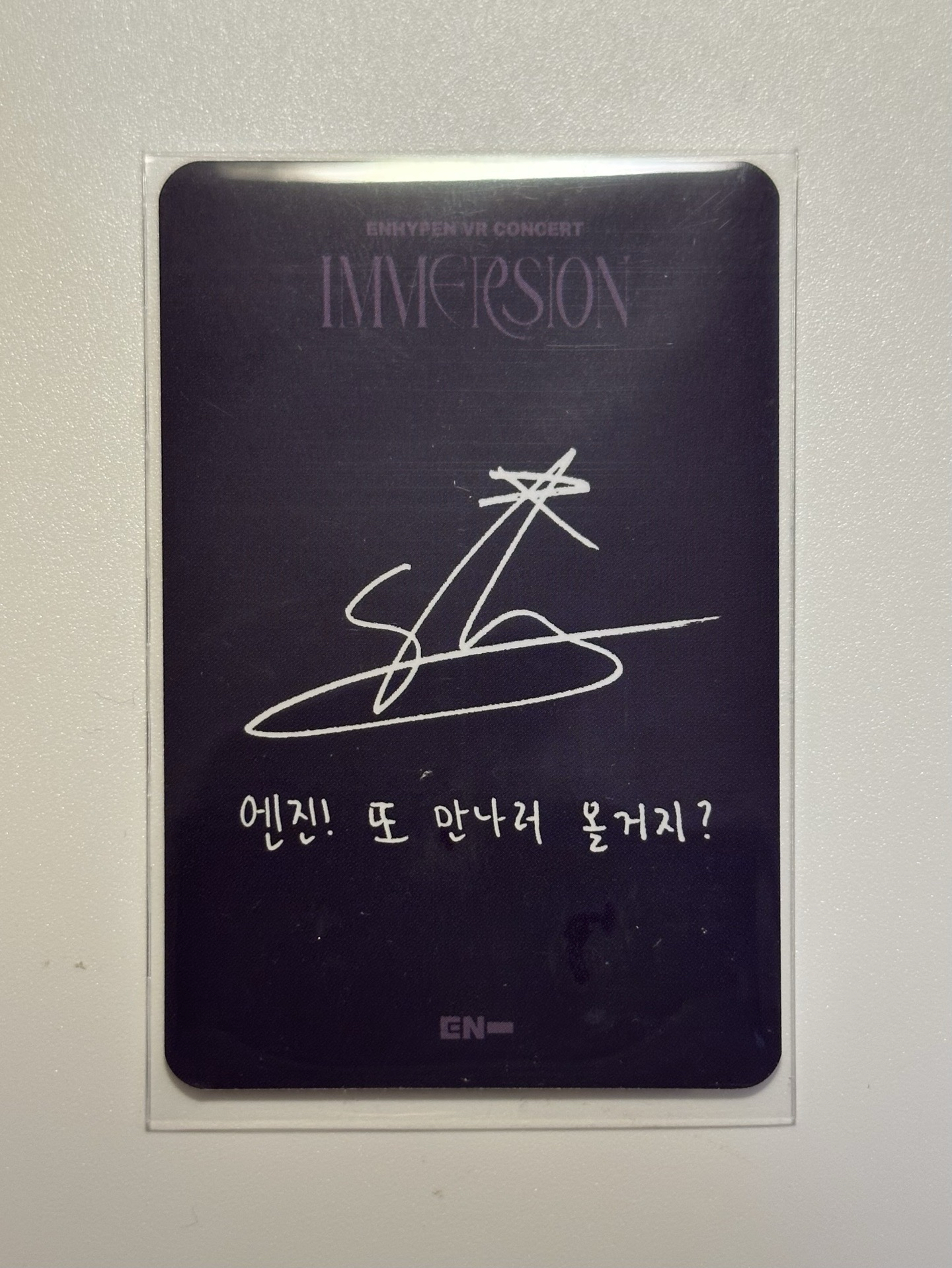 ENHYPEN JAKE 沈載倫 VR演唱會電影卡1.0