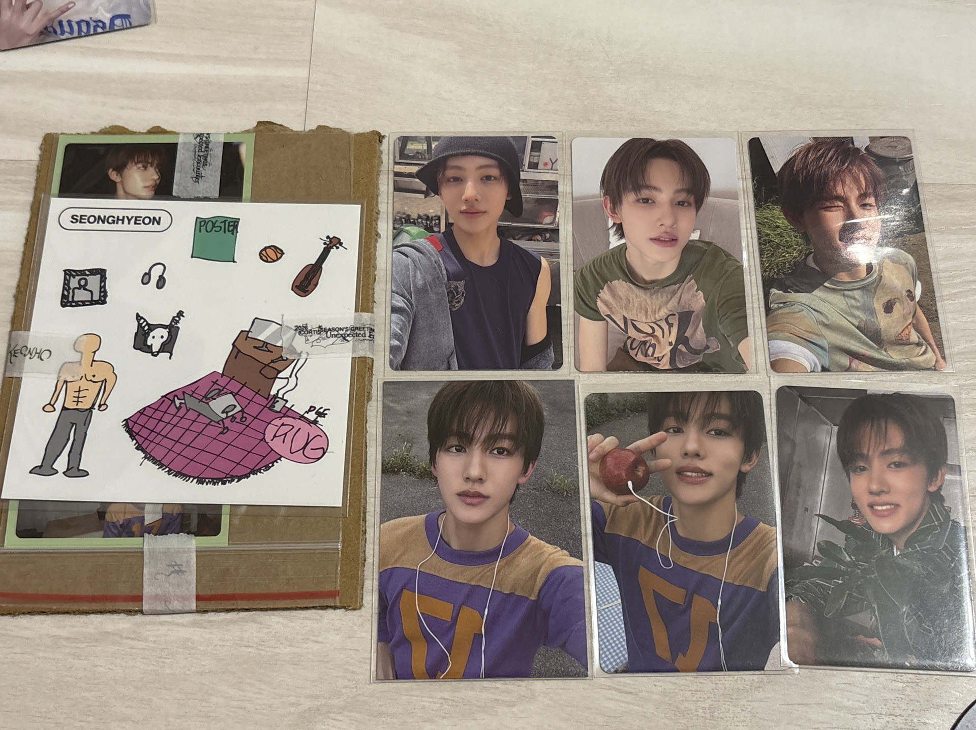 玹一般專卡一鍵畢業+年曆set