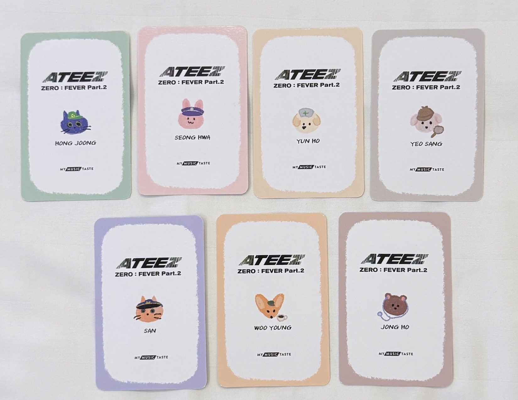 ATEEZ Fever pt.2 MMT 簽售卡