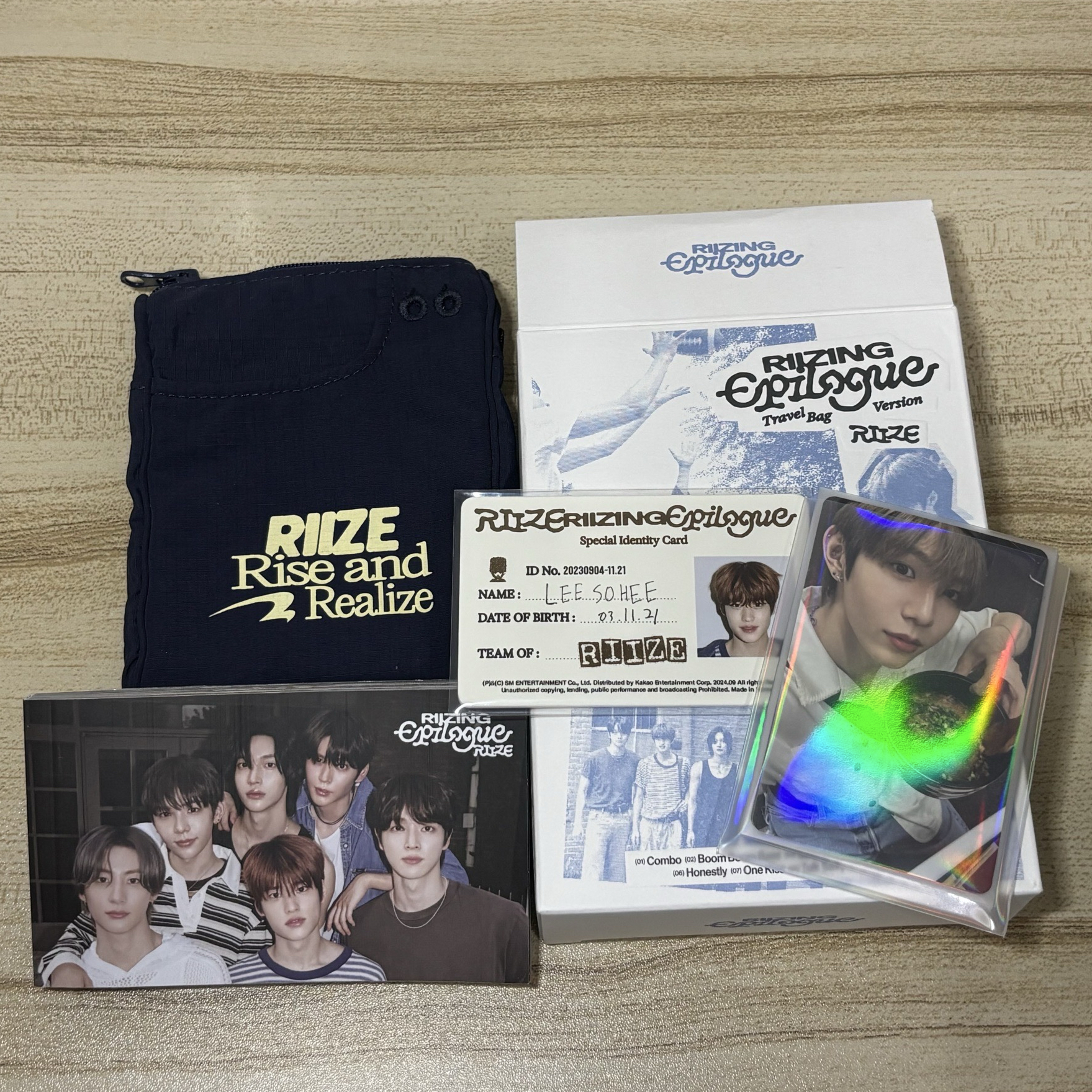 RIIZING EP 專輯 TRAVEL BAG VER.