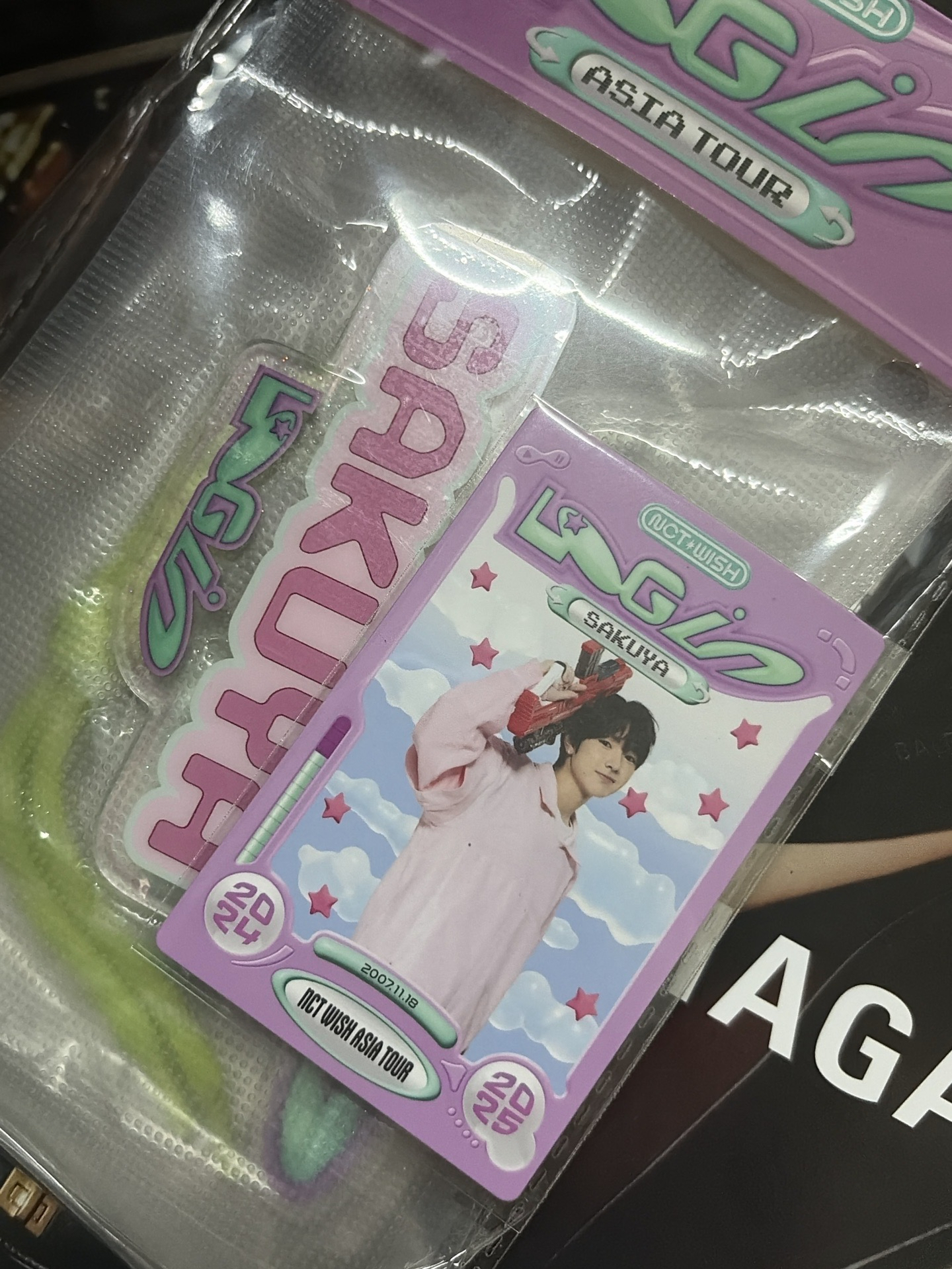 sakuya 紀念中背卡+手燈環+吊飾 現貨