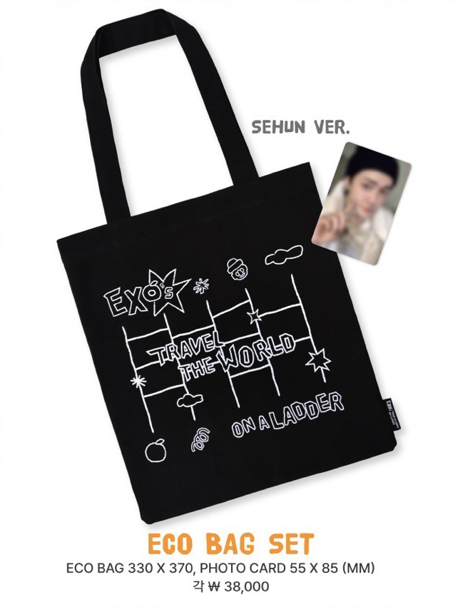 EXO 爬梯5周邊 手提包（無小卡）
