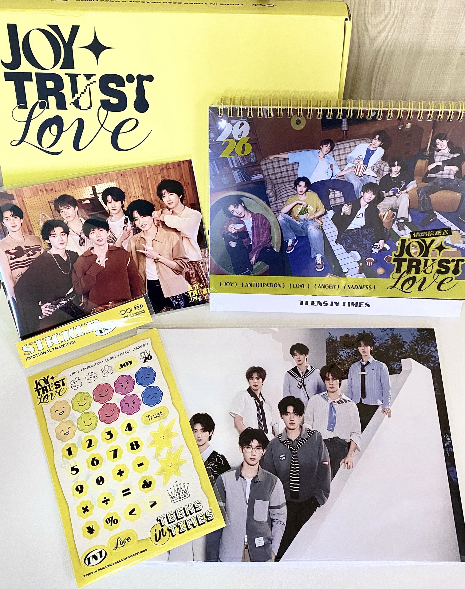 時團2026台曆無卡全套（送官卡）