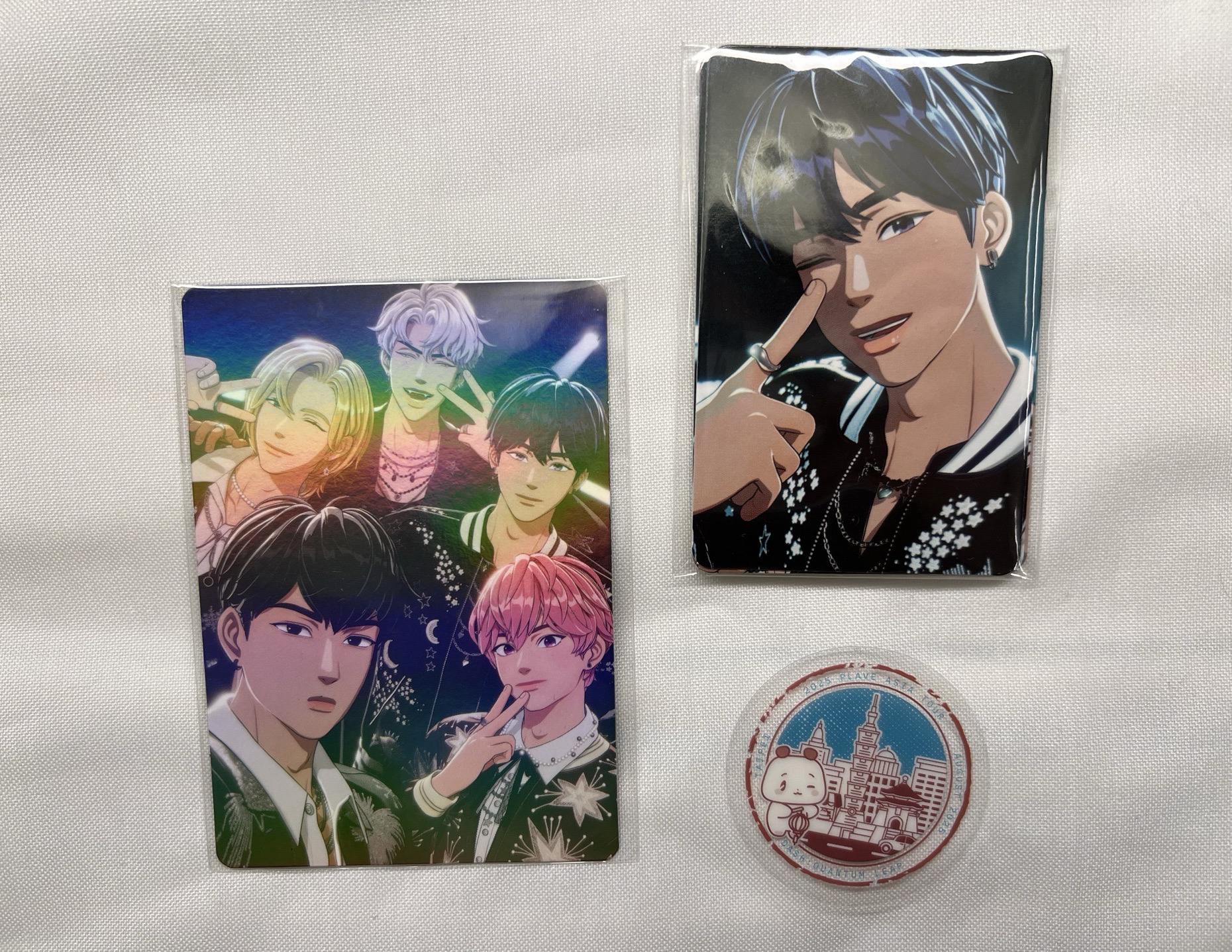 Plave 亞巡台北場粽卡+團卡+貼紙