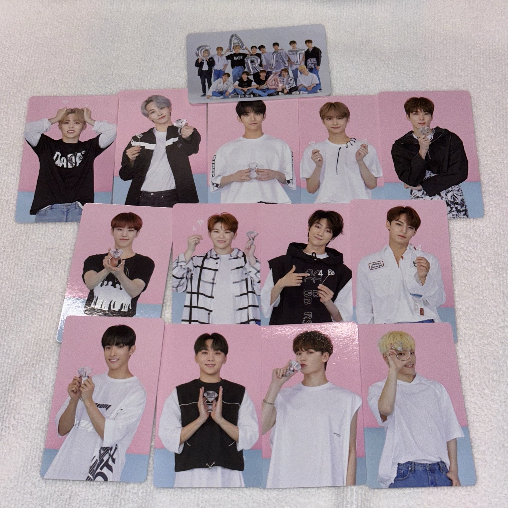 SEVENTEEN 14張整組四期會員卡SET 