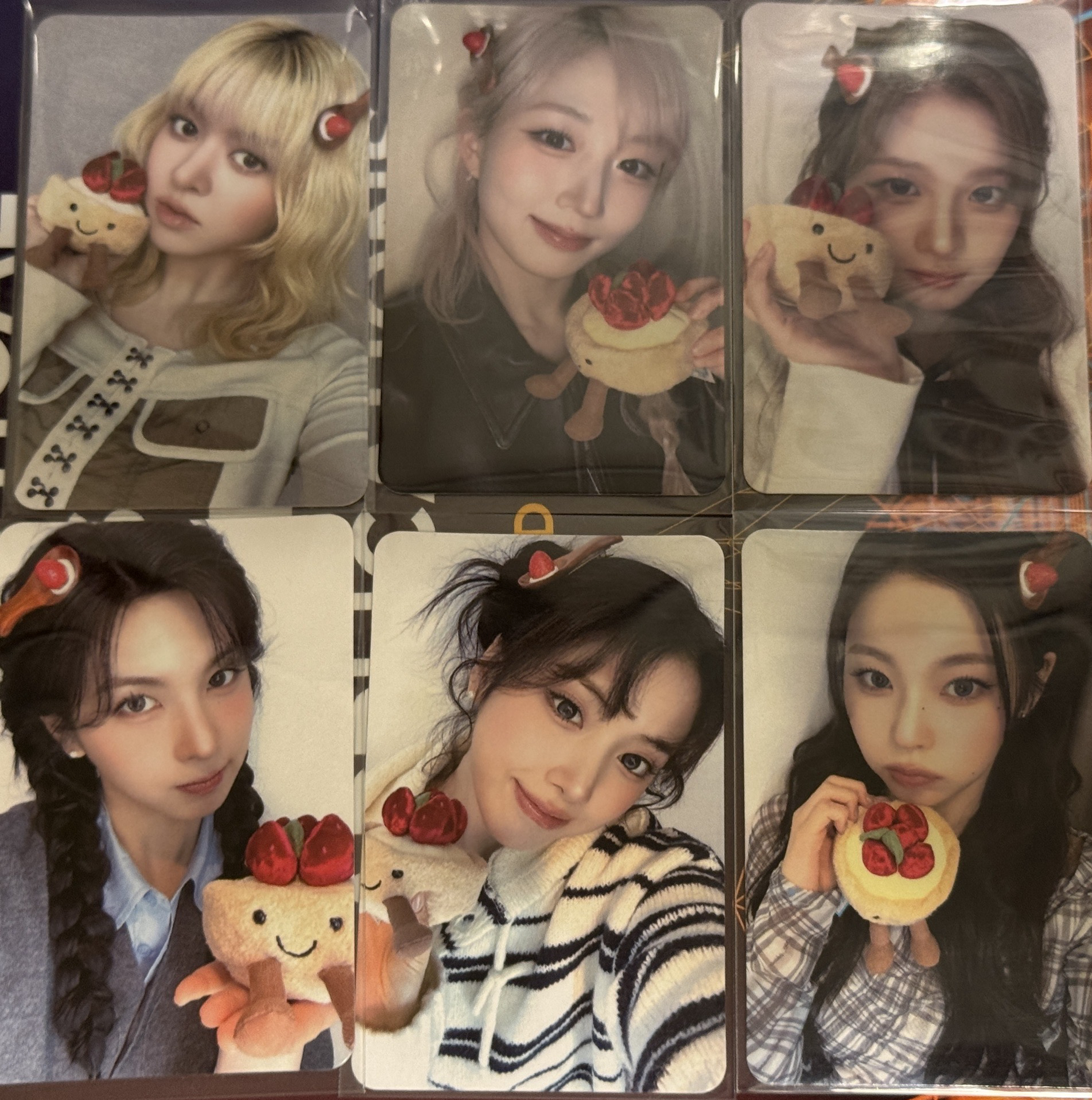 NMIXX 數星星幸運卡草莓蛋糕一套