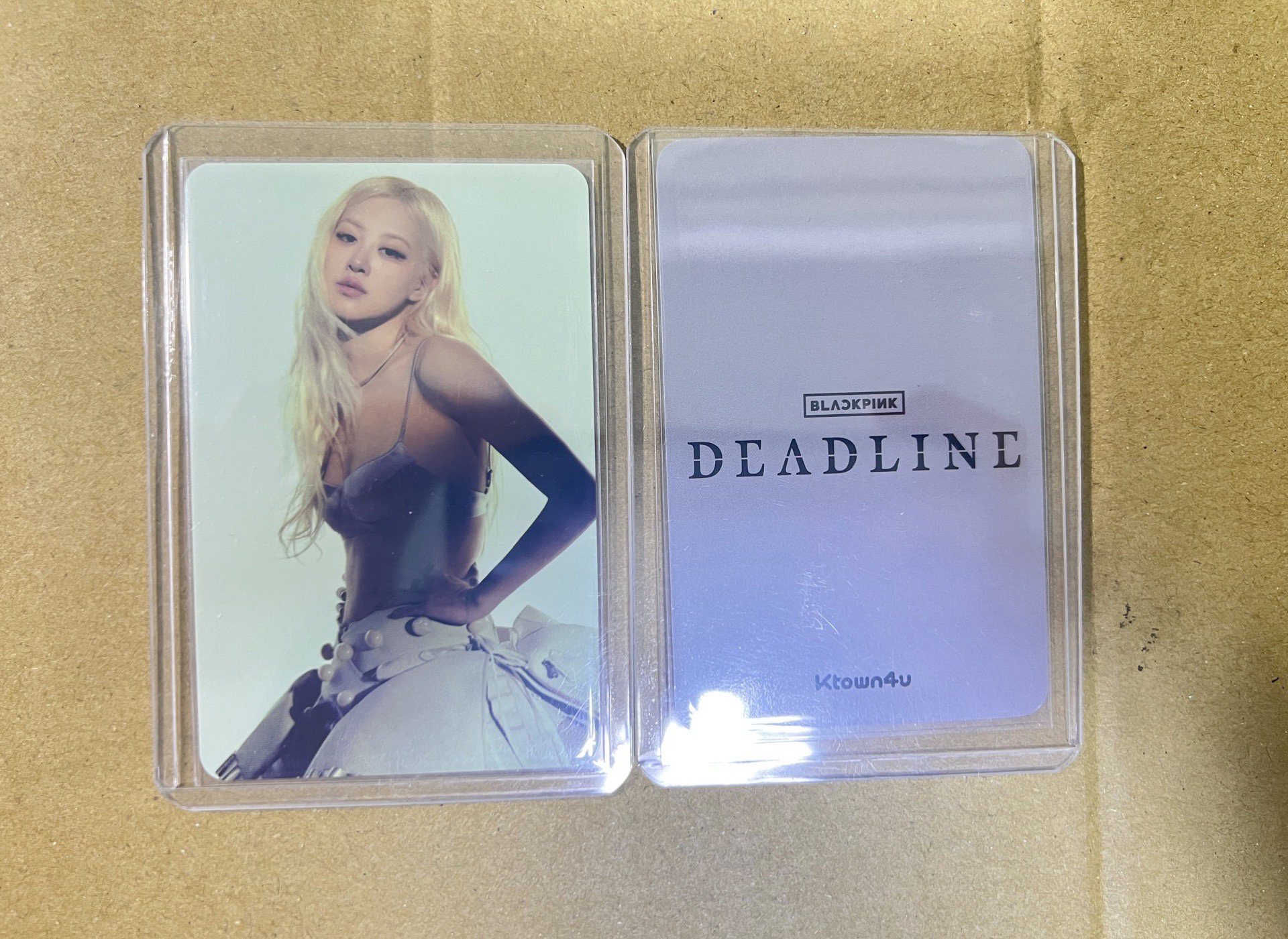 卡背是Ktown4U的共通Rosé