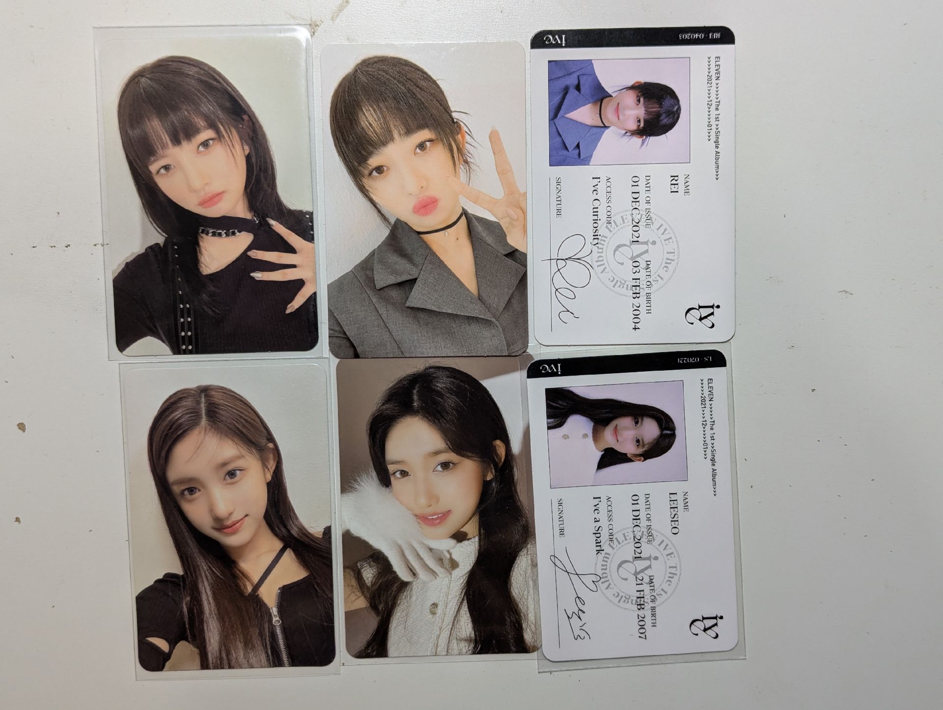 ive 出道專 專卡