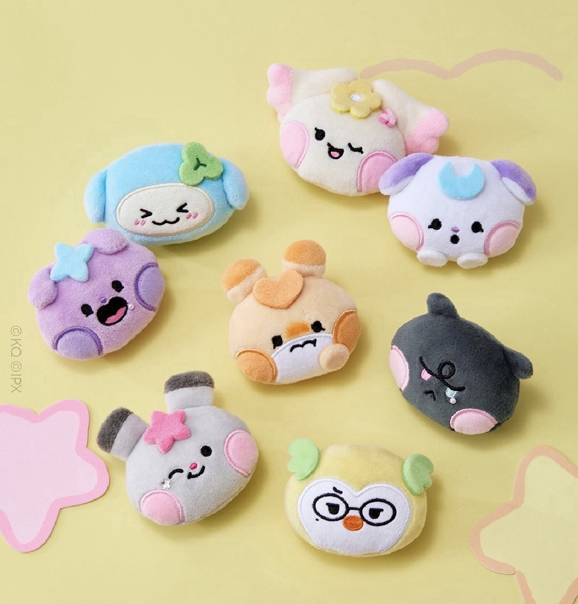 Mighteez 鍾呦絨毛大頭徽章🦄