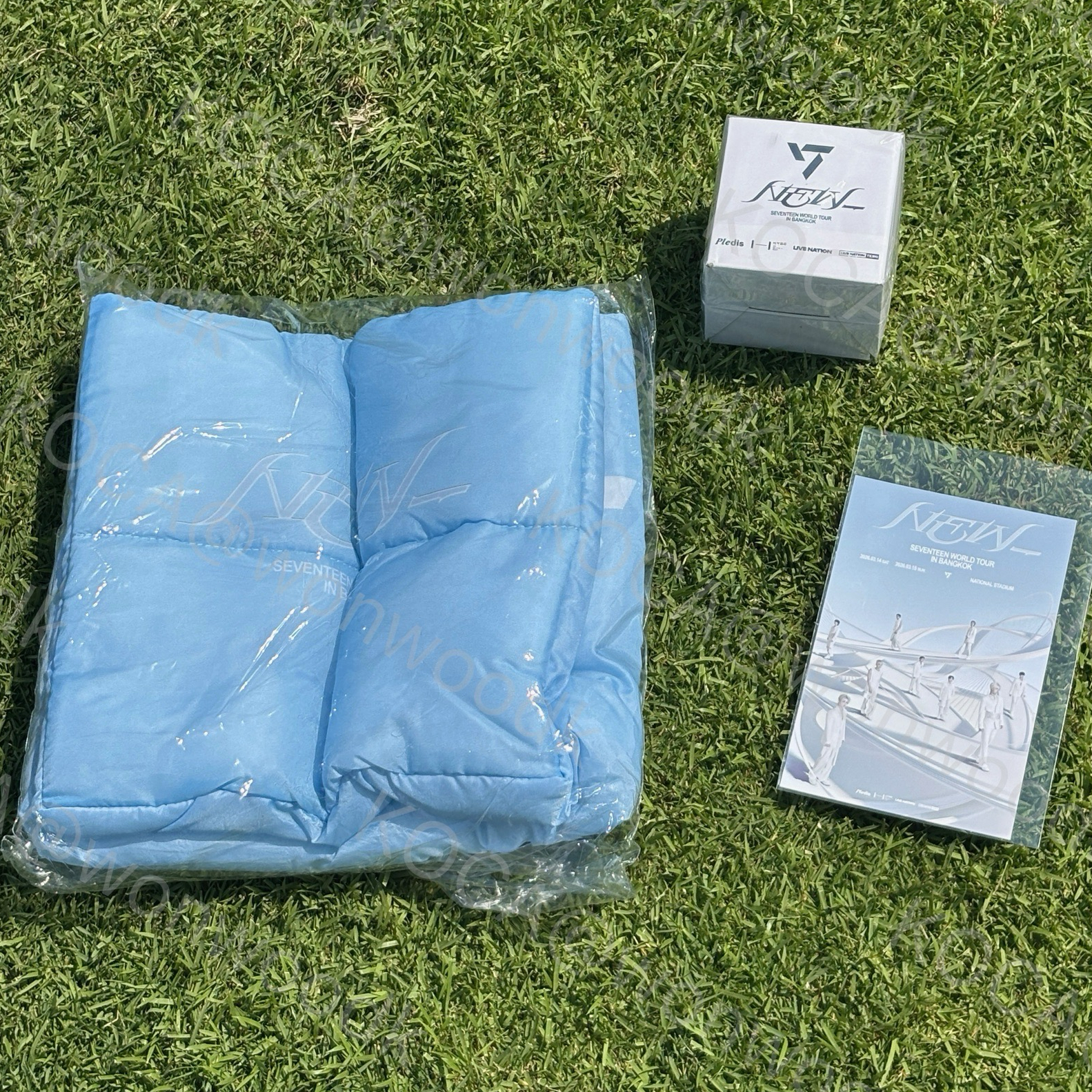 NEW_泰國曼谷VIP禮 藍牙音響+澎澎包+明信片