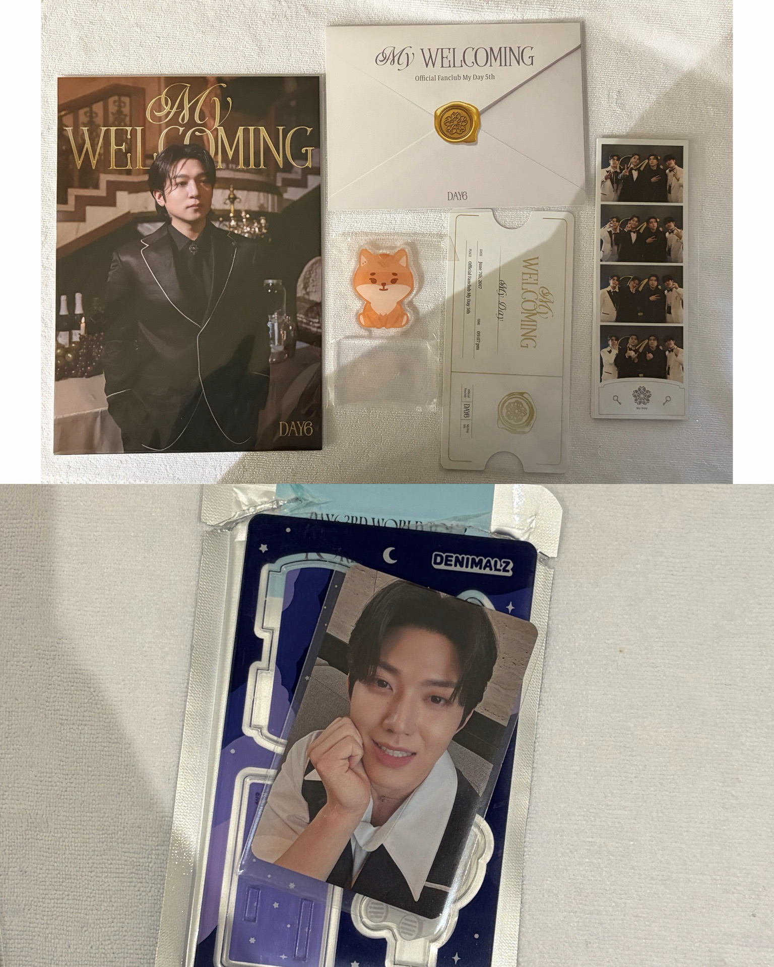 DAY6 young k 十週年展覽小立牌 度雲 立牌 部分五期會員禮 