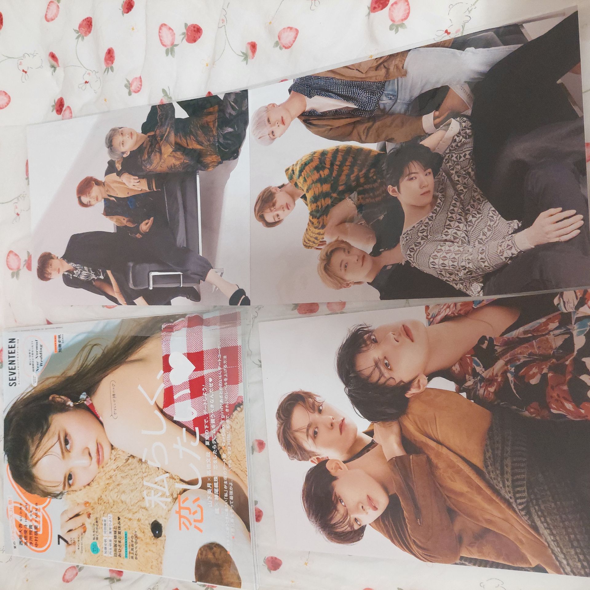 SEVENTEEN CanCam 日本 雜誌 特典 照片大卡 漢俊圓 秀碩率 榮勳八燦