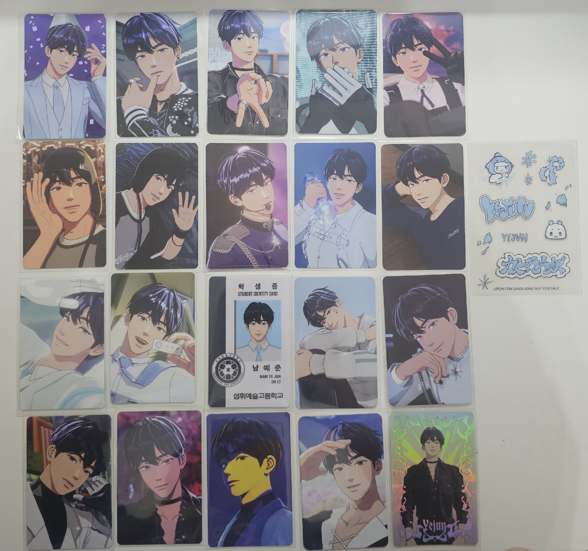 藝俊小卡盤 中文卡背 特典卡 滿額卡 校服