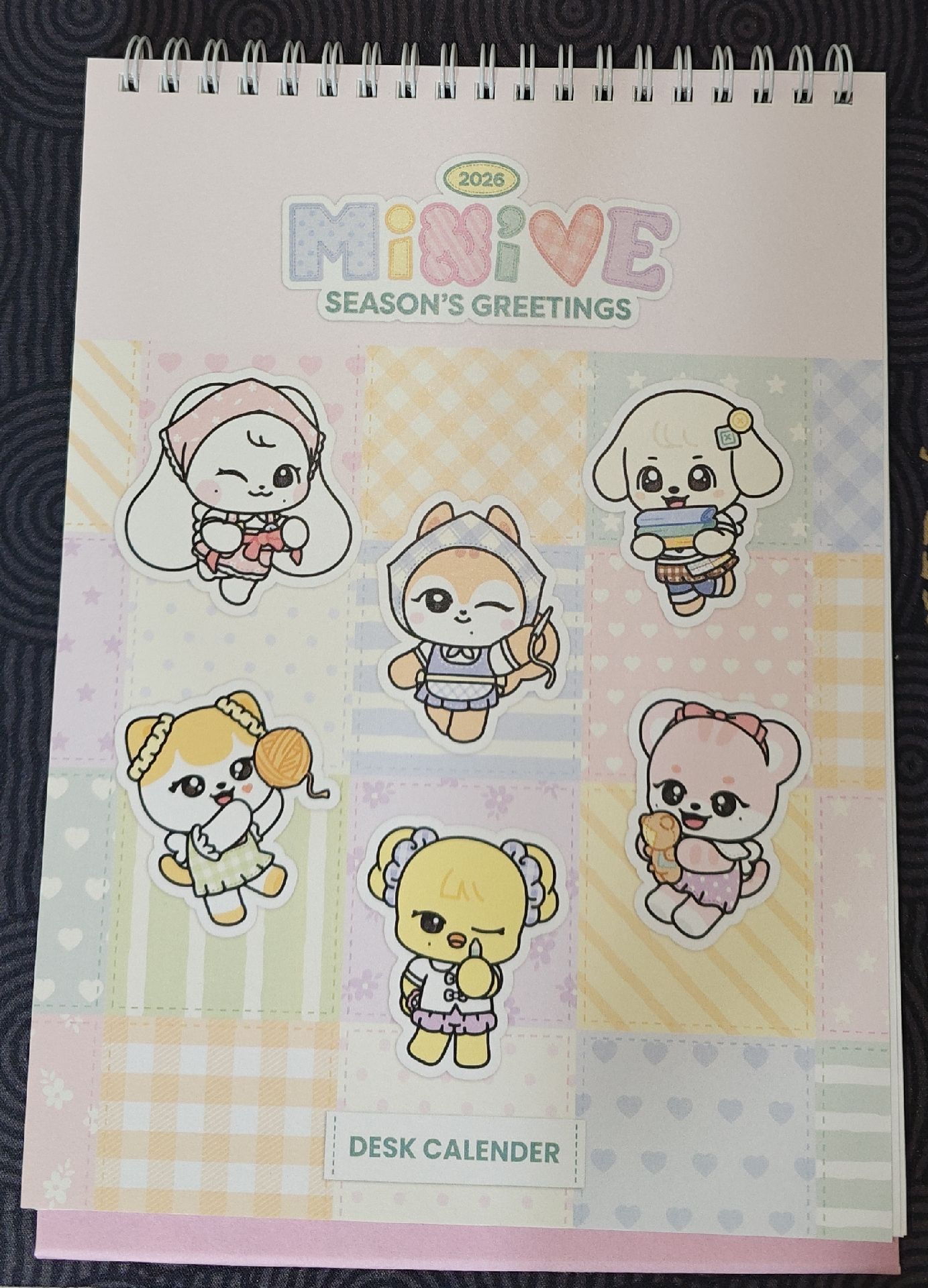 Minive 26年曆 只有年曆