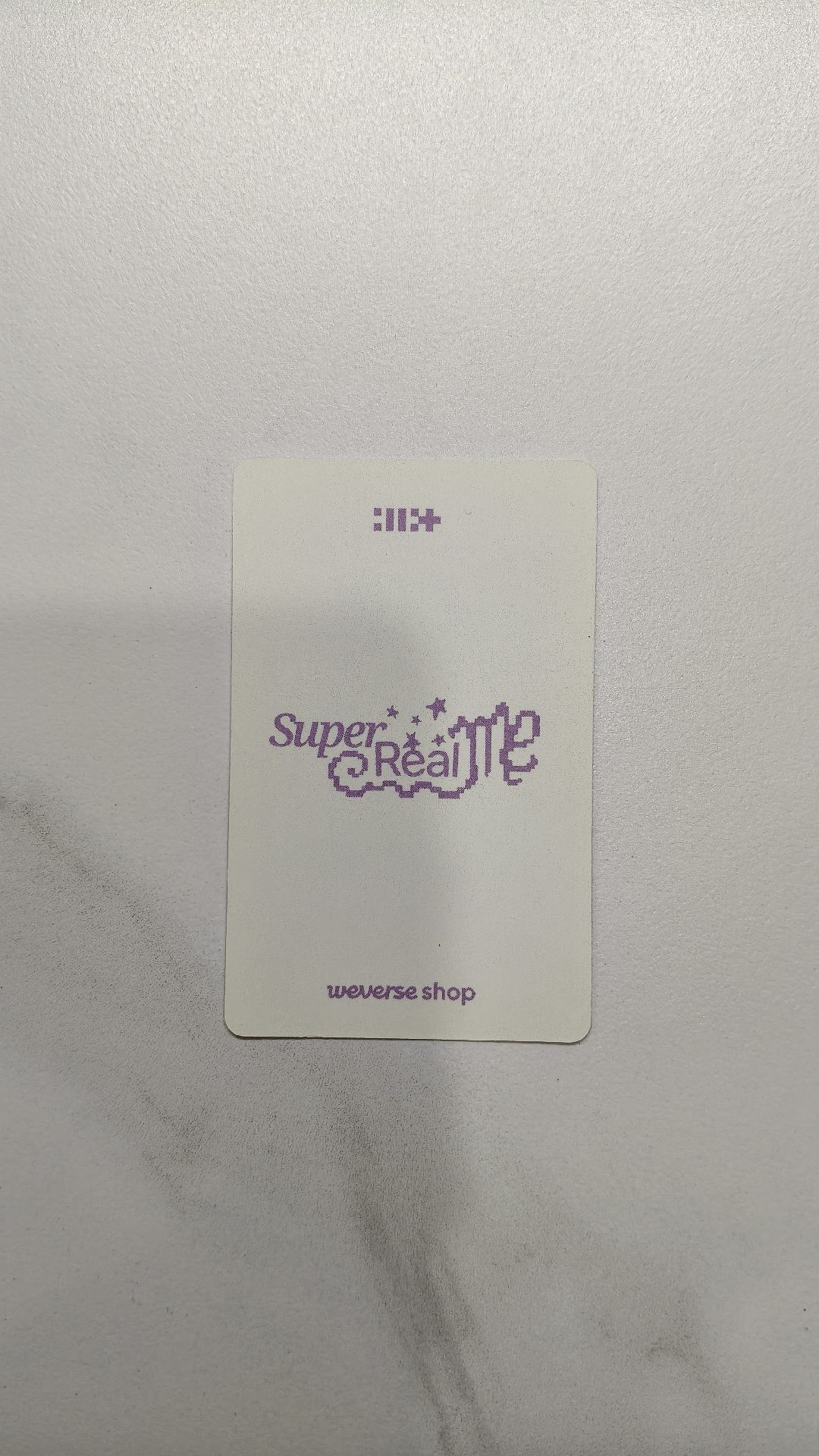 🔴SUPER REAL ME wvs 快閃 特典卡 