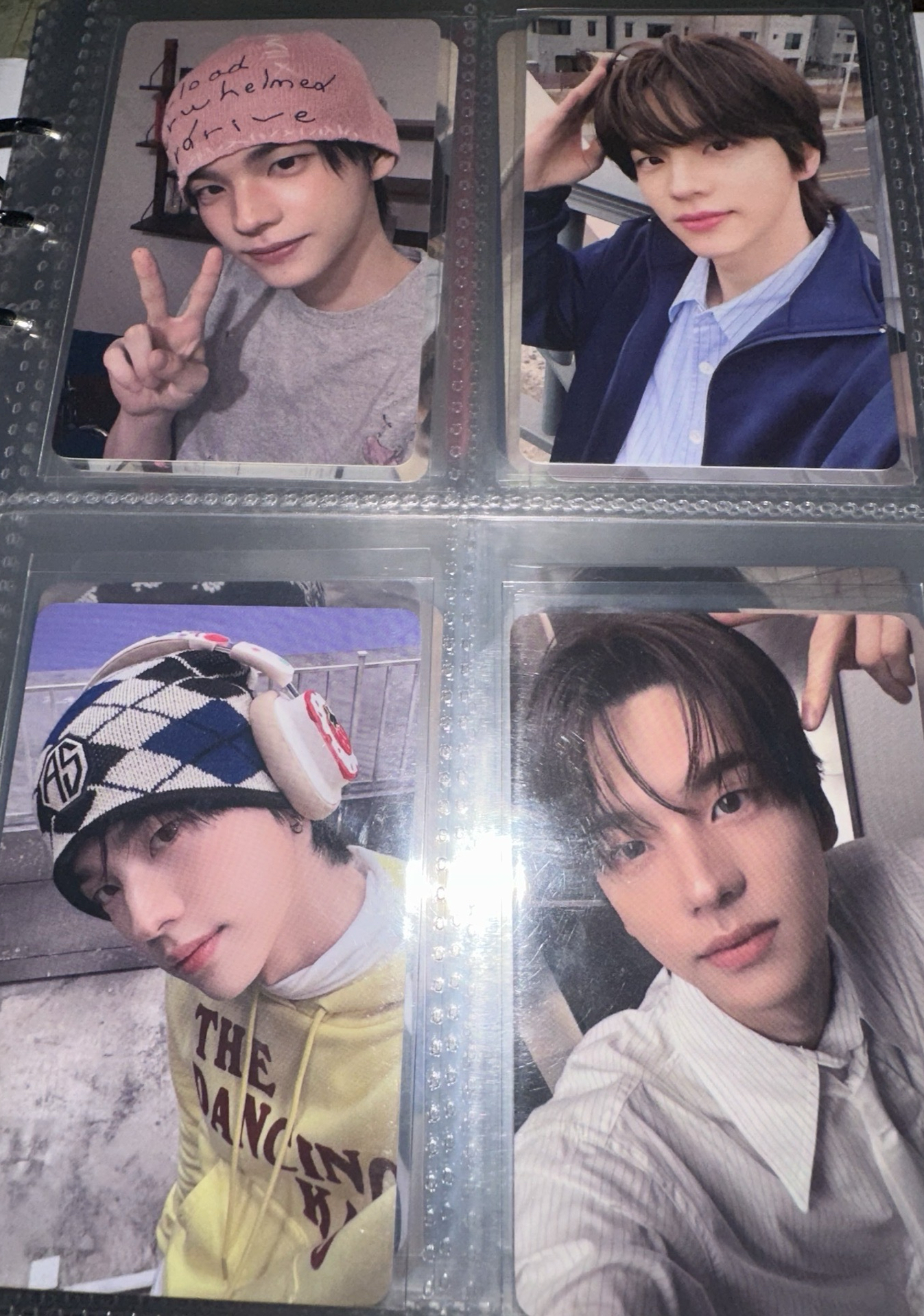 申惟4張中文卡背+炅憫出道電子專