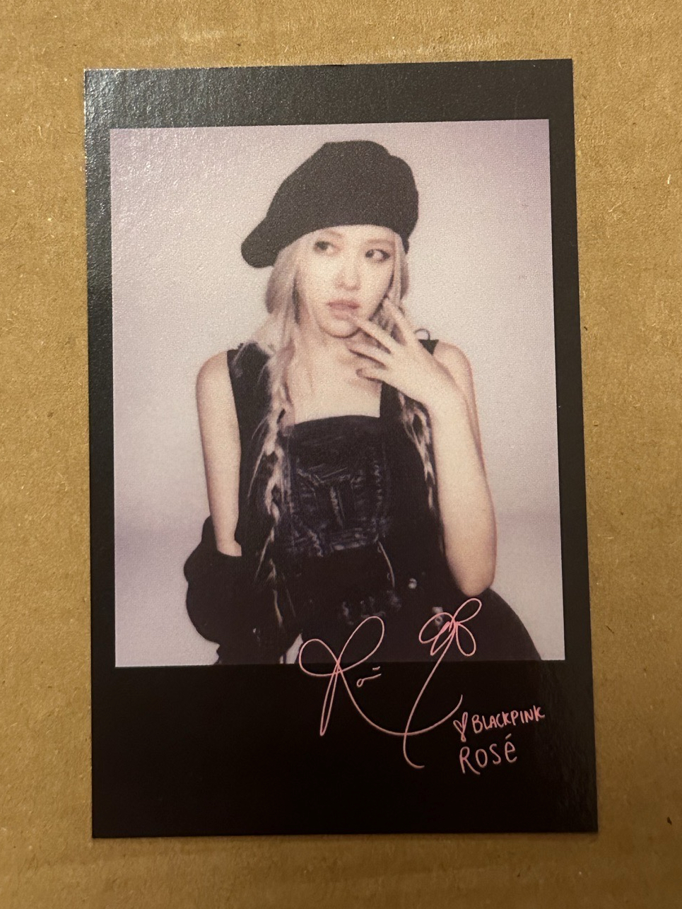 BORN PINK k4單封 特典卡