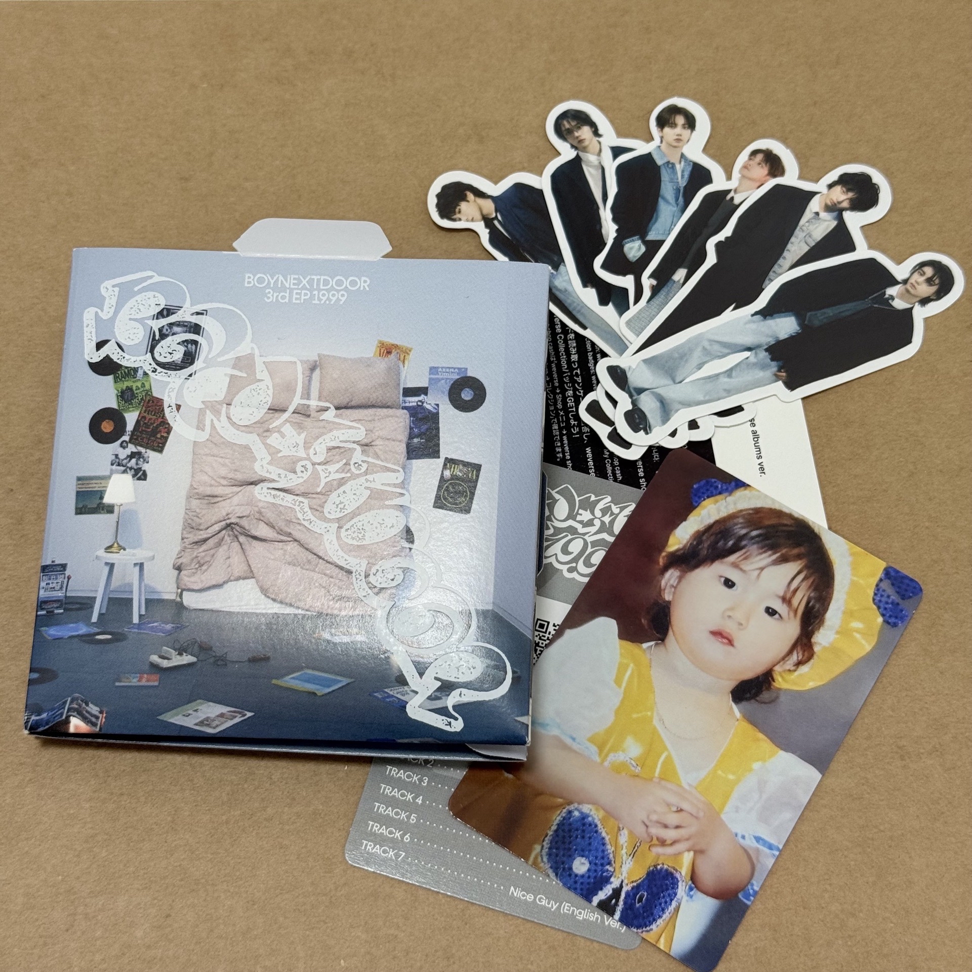 BOYNEXTDOOR 19.99 單封Clink Ver.電子專 全專256