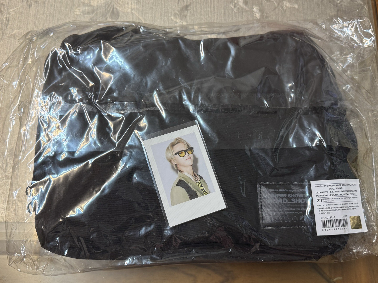 SUPER JUNIOR SUPER SHOW 9 安可場周邊 郵差包寫真卡套組