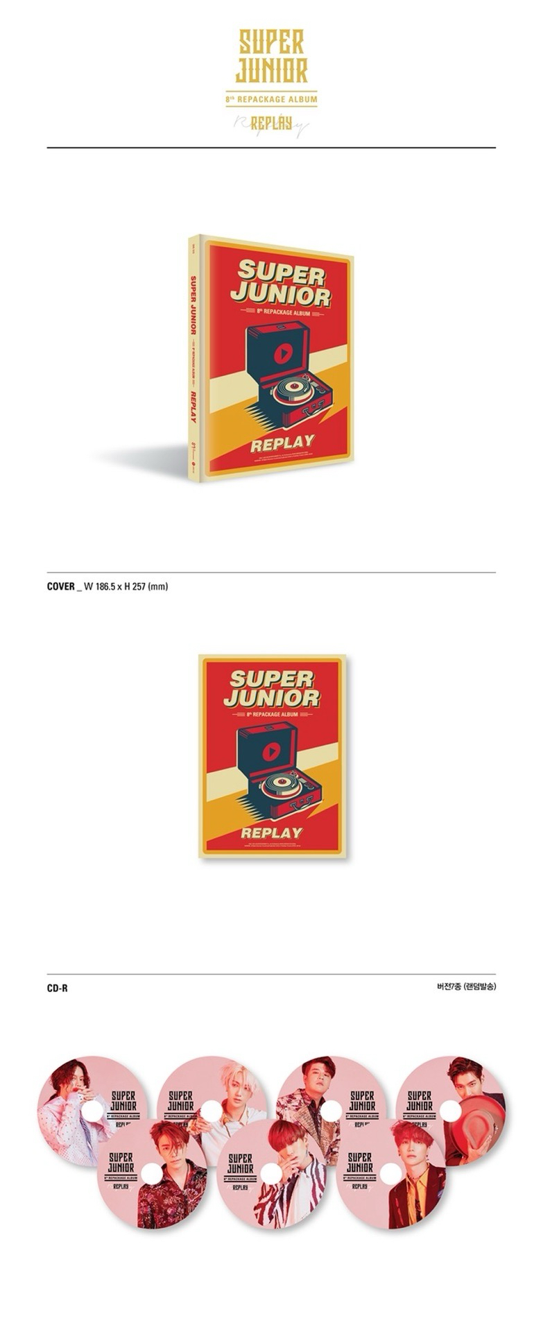 Super Junior 8th Repackage Album Replay