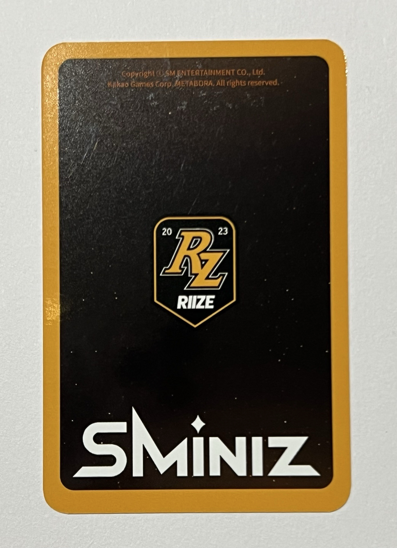 SMINIZ 任務卡 炤熙