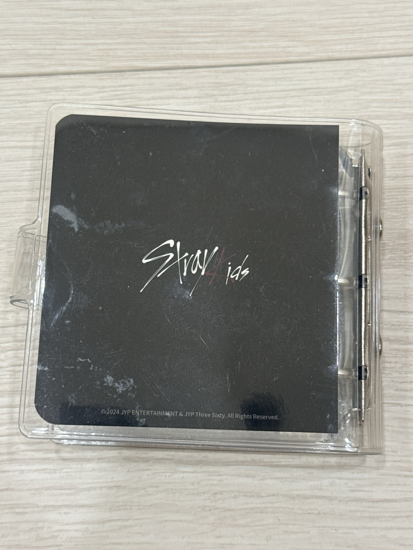 卡冊有使用痕跡