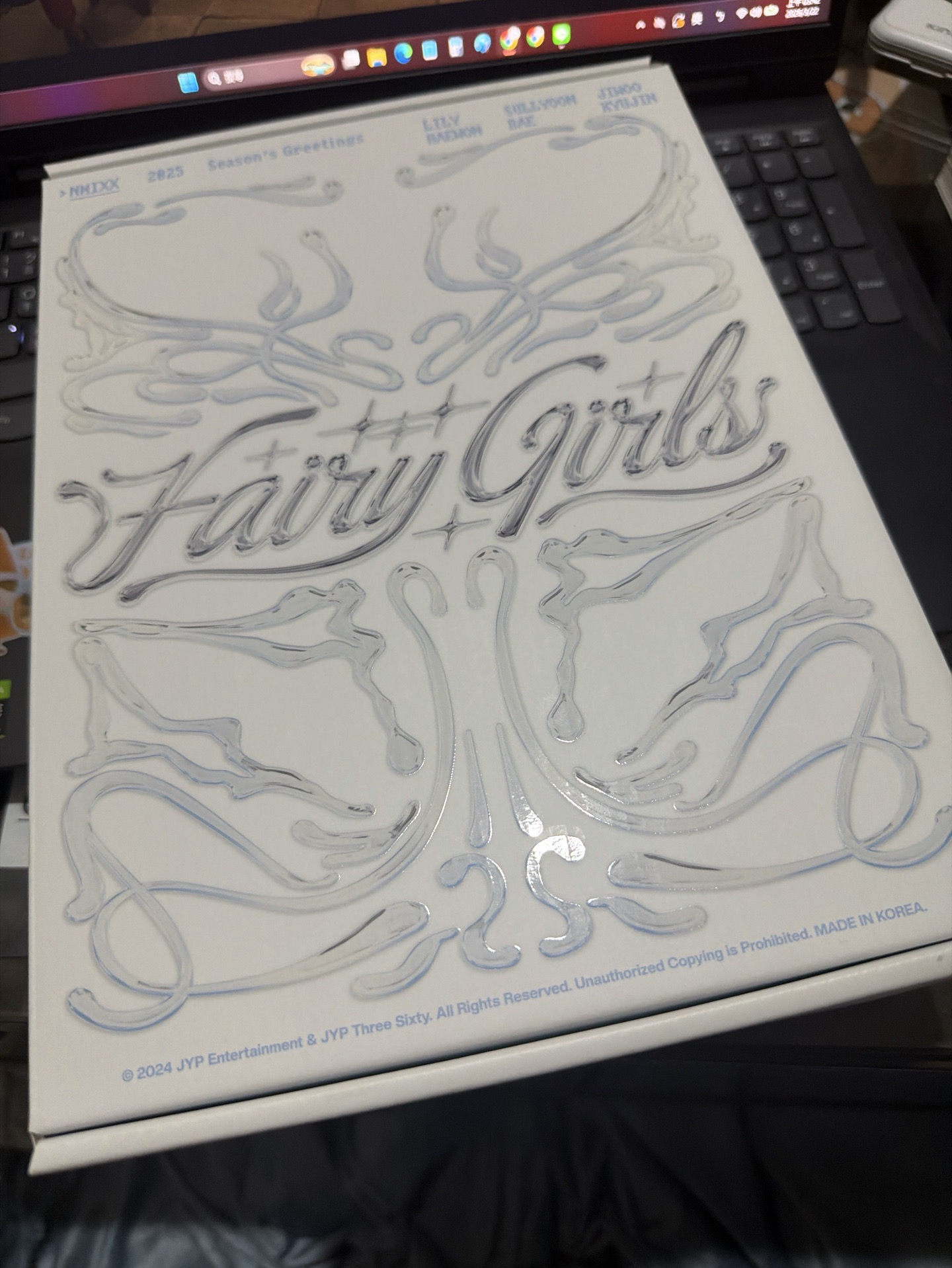 NMIXX 2025年曆 只有空盒子