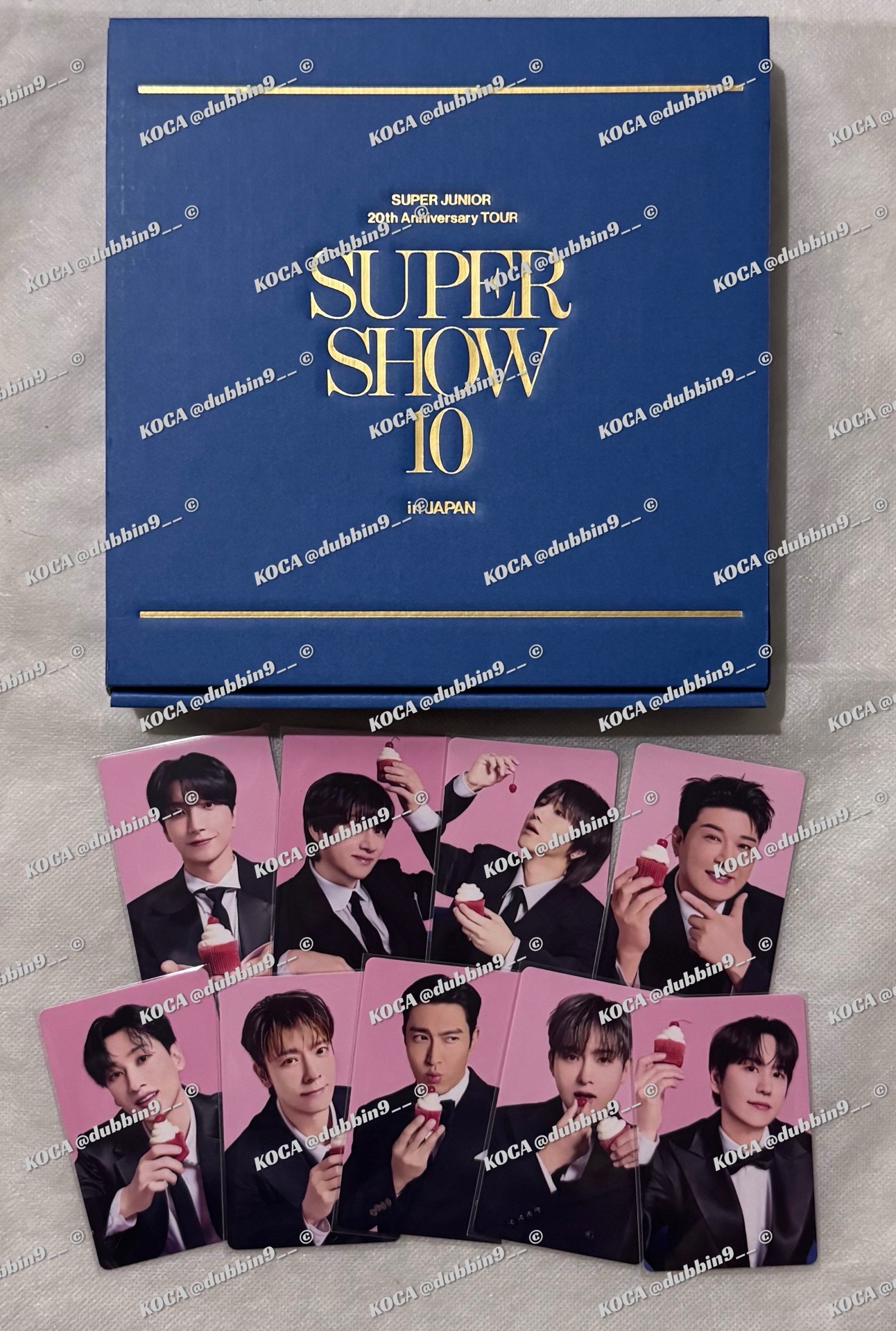 *現貨* Super Junior SS10 IN Japan 甜點盤（含卡）