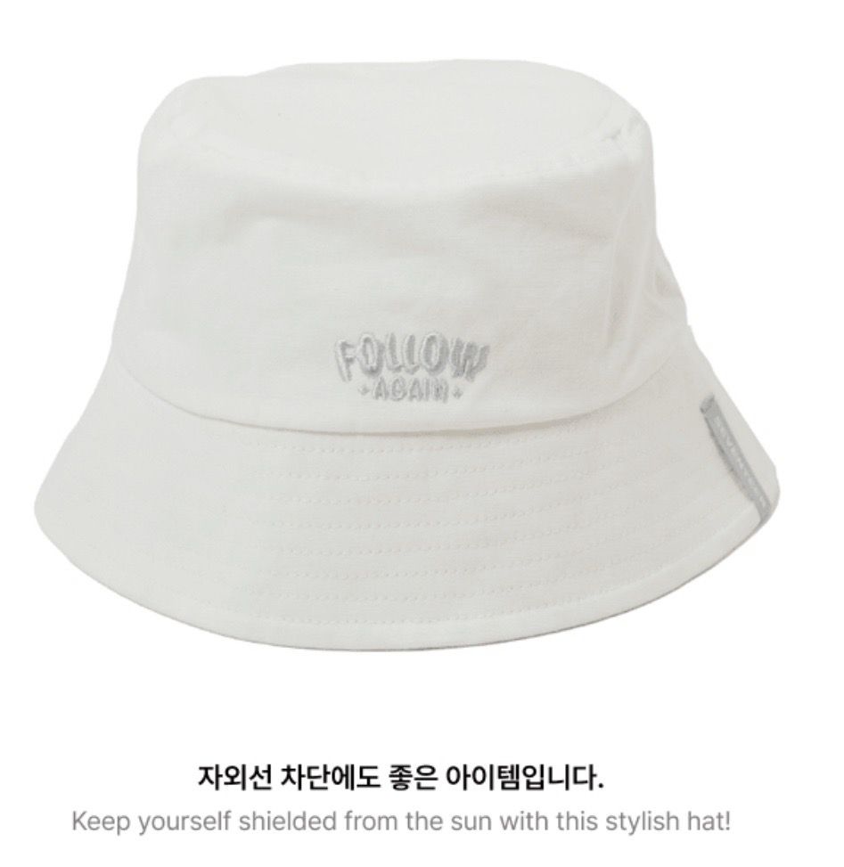 FOLLOW AGAIN 漁夫帽