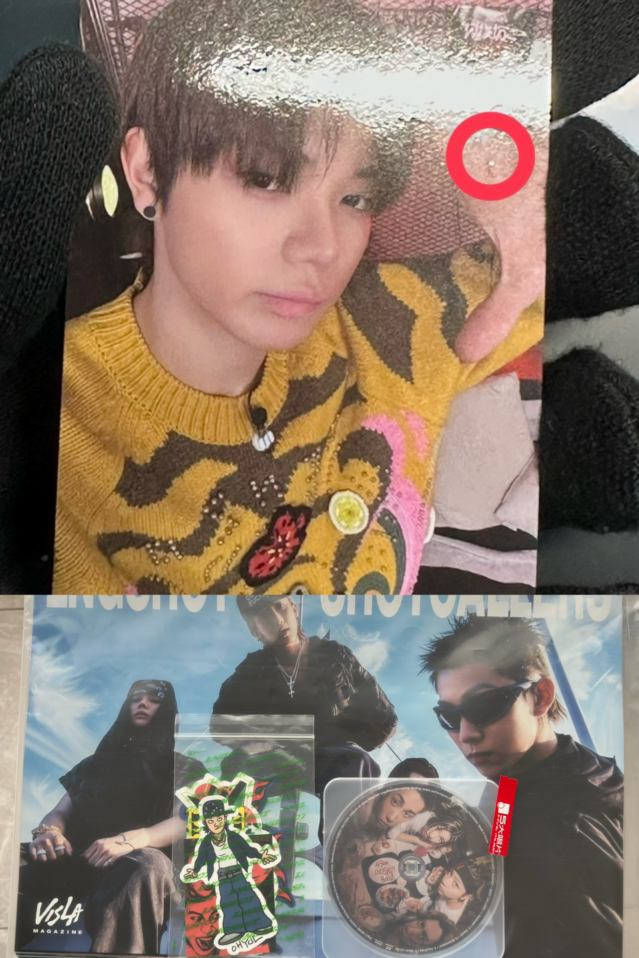 現貨 五律 K4特典卡 微廠損 送已拆雜誌版專無專輯卡 Ohyul