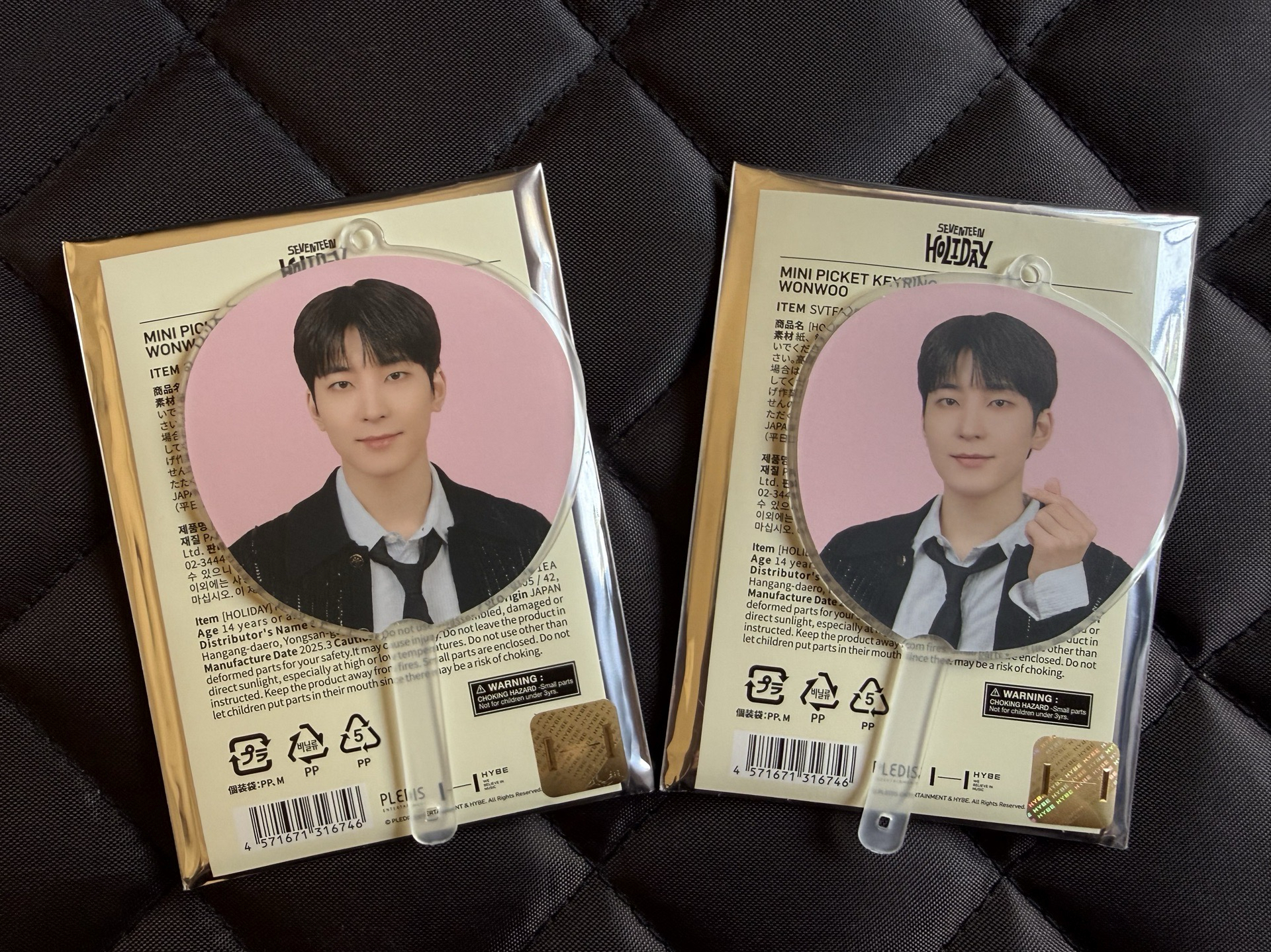 Holiday之圓佑、珉奎小扇