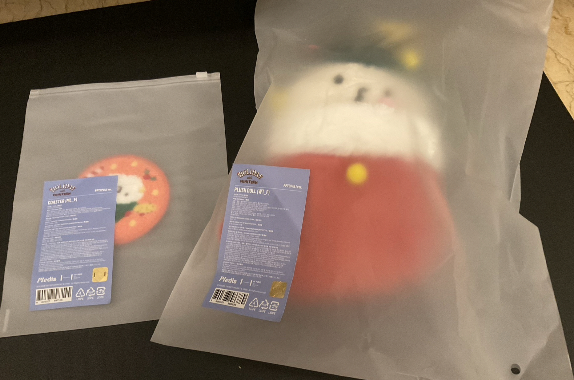 聖誕miniteen 勳 杯墊+大娃