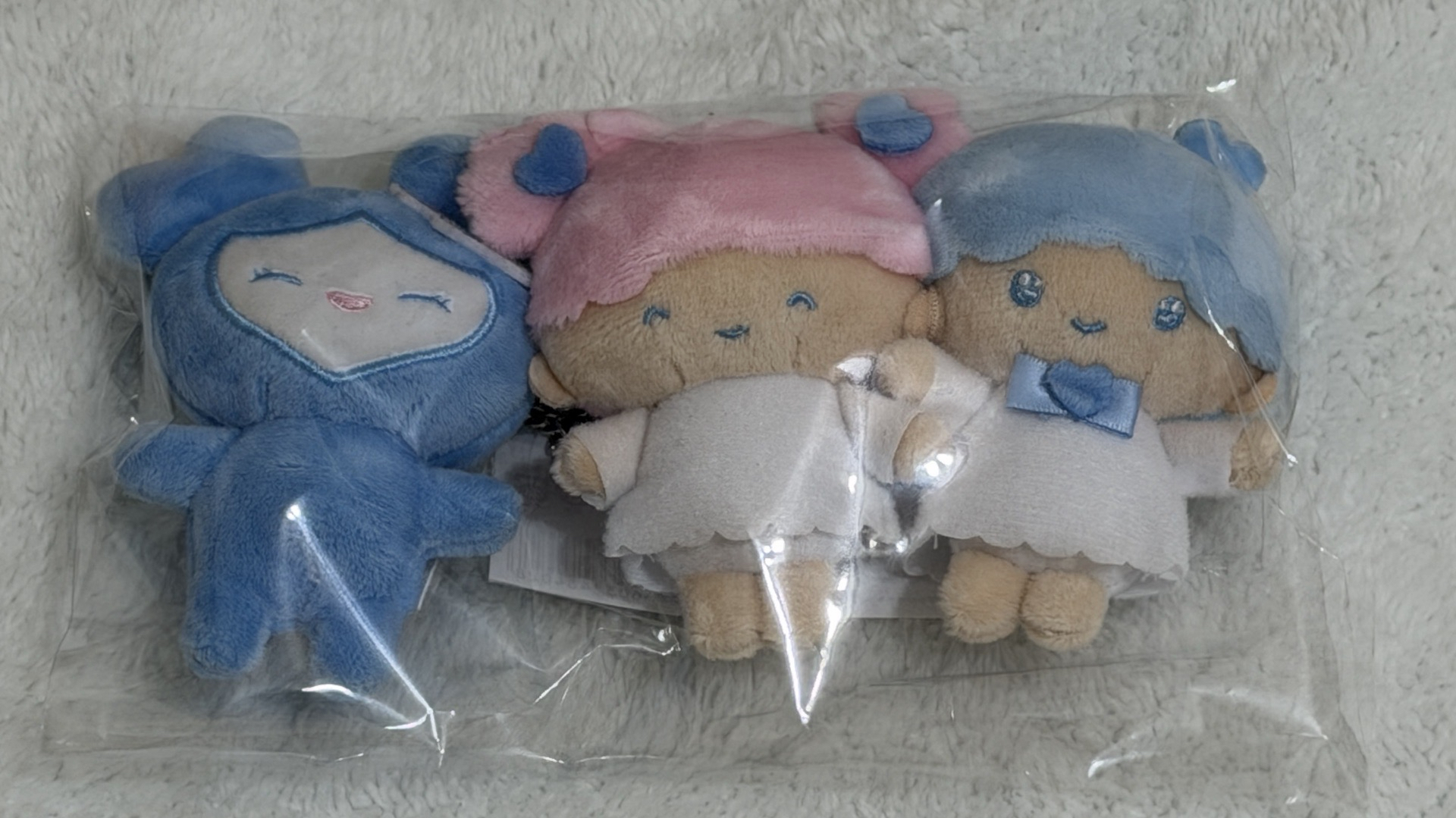 三麗鷗聯名 JYP JAPAN 娃娃玩偶 子瑜x雙子星