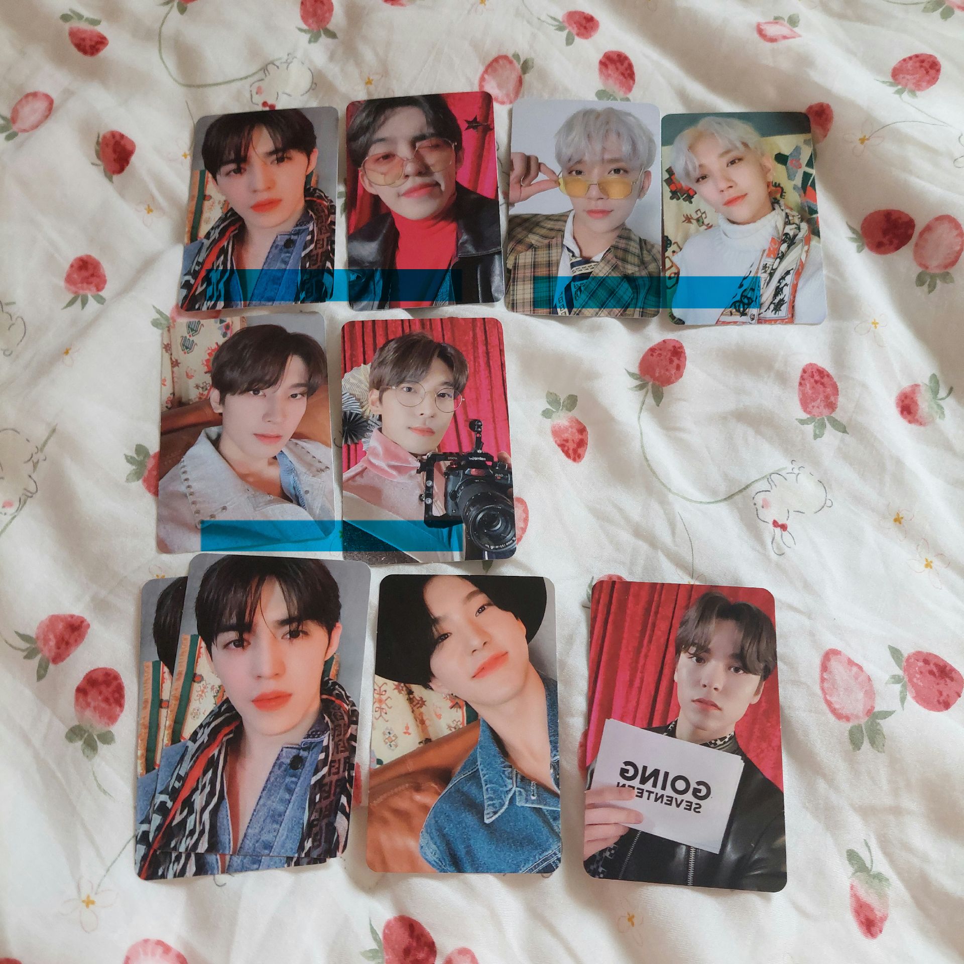 SEVENTEEN GOING 雜誌1.0 小卡 勝哲 知秀 圓佑 順榮 瀚率