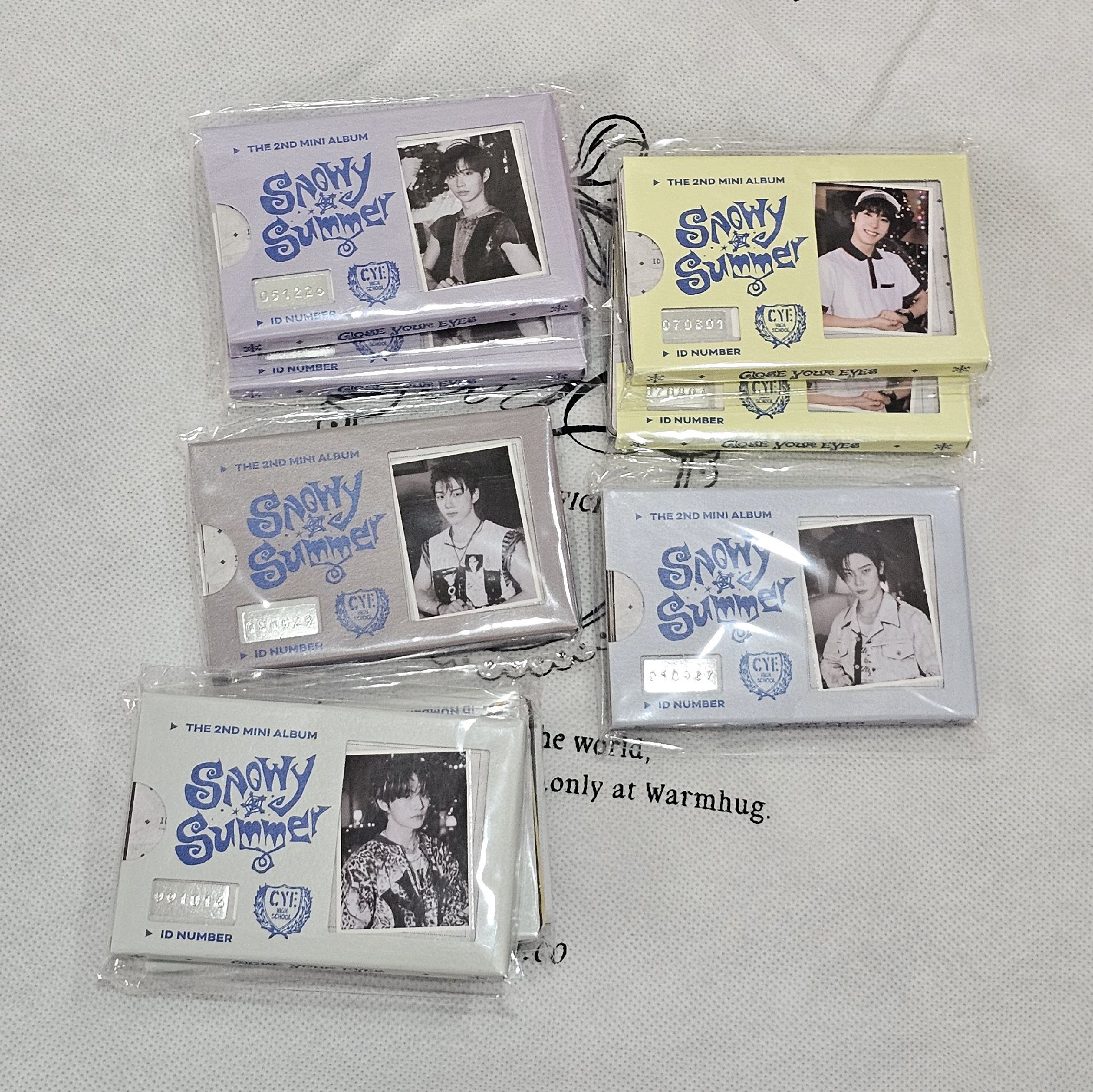 CYE snowy summer二輯 id card專輯