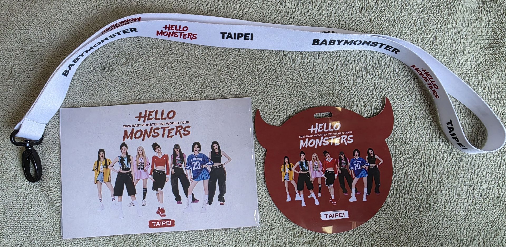 2025世巡台北場VIP吊牌+明信片